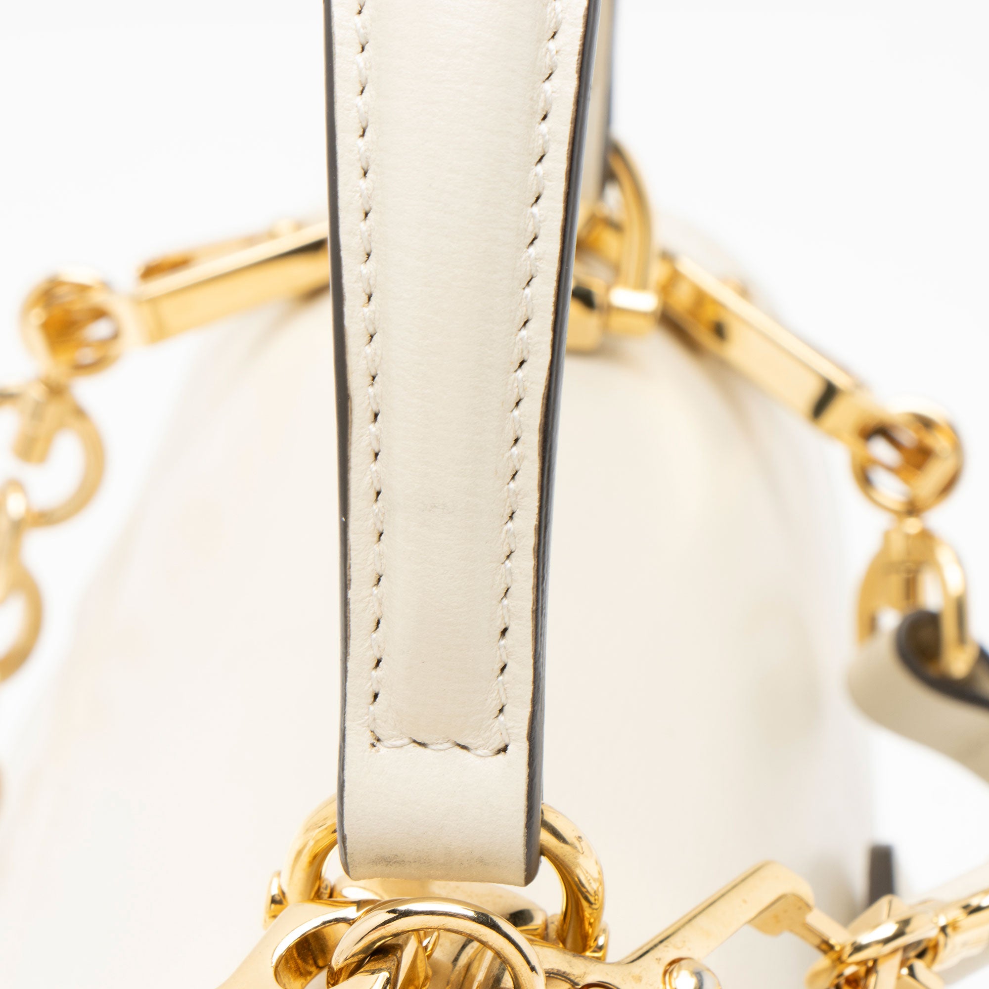 Gucci Leather Horsebit 1955 Mini Chain Top Handle