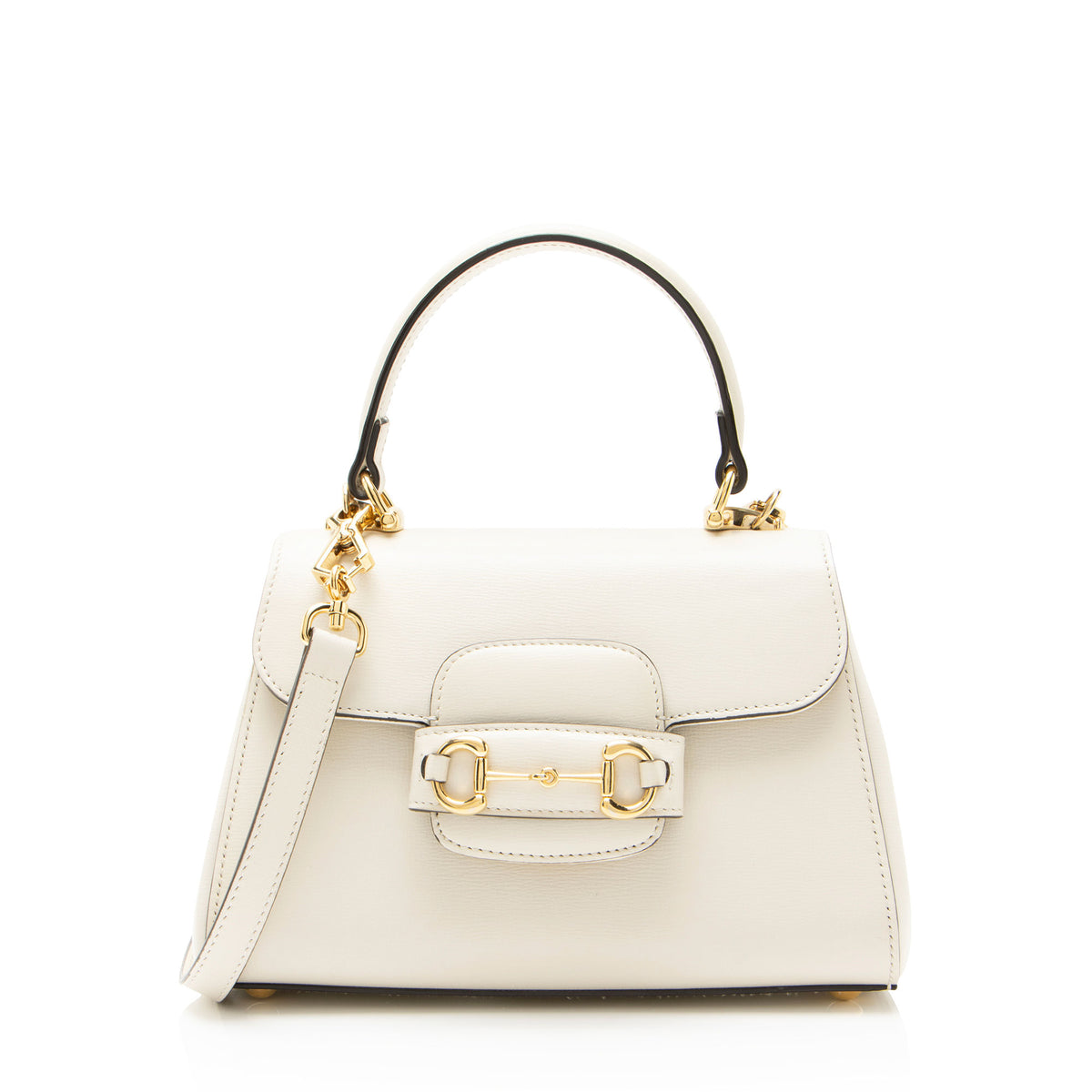 Gucci Leather Horsebit 1955 Mini Chain Top Handle