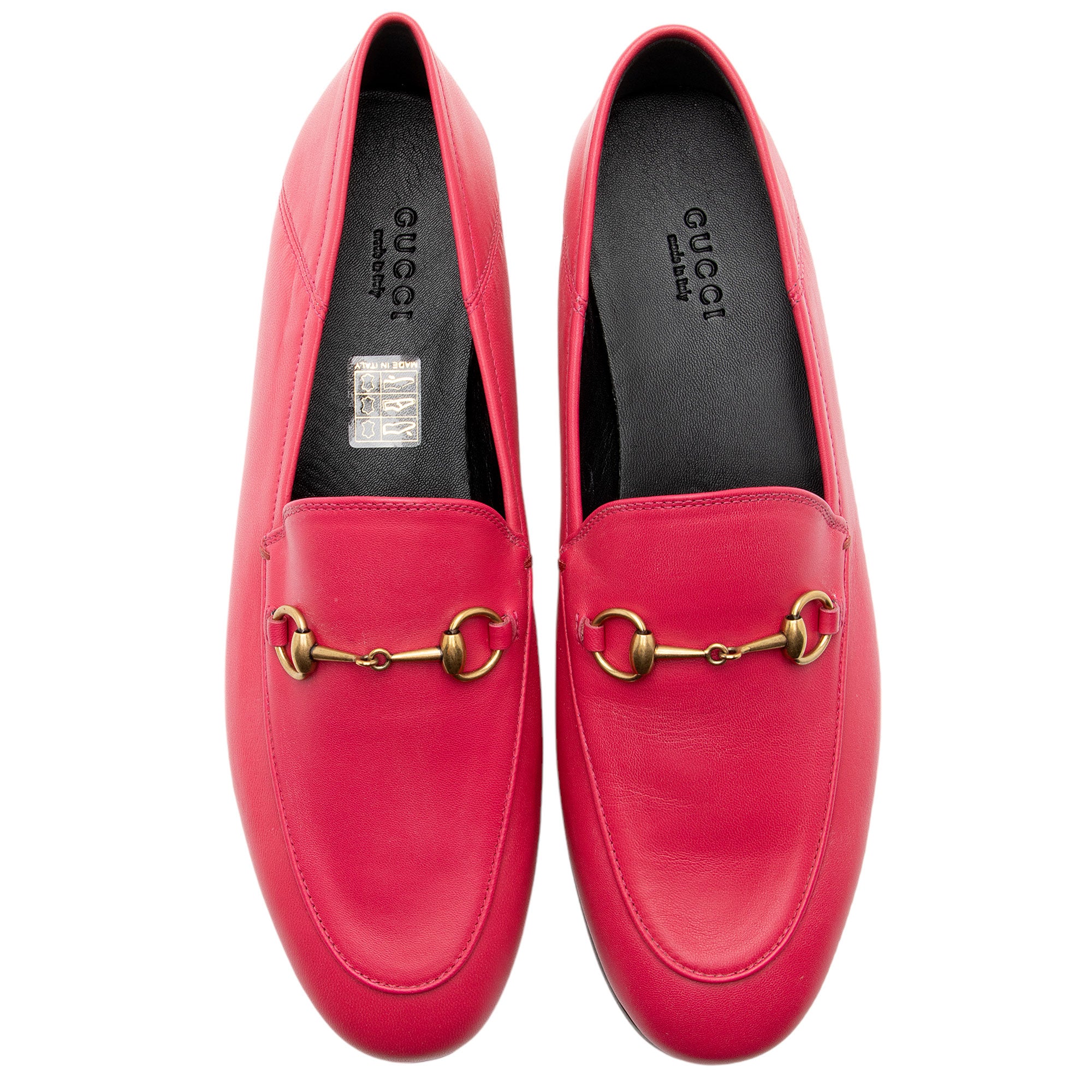 Gucci Leather Horsebit Brixton Loafers - Size 8.5 / 38.5 (SHF-4tvbUc)