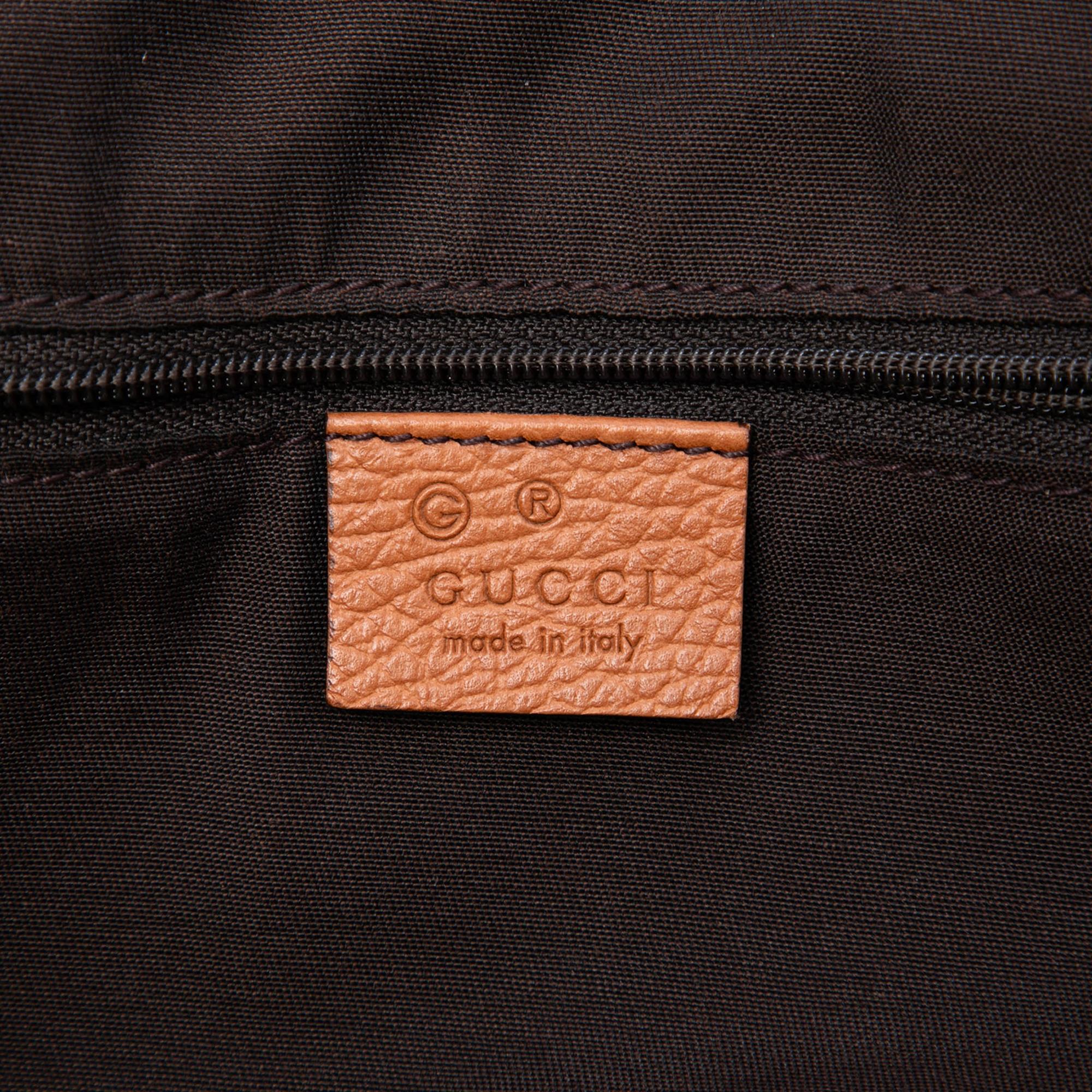 Gucci Leather Horsebit Pelham Shoulder Bag