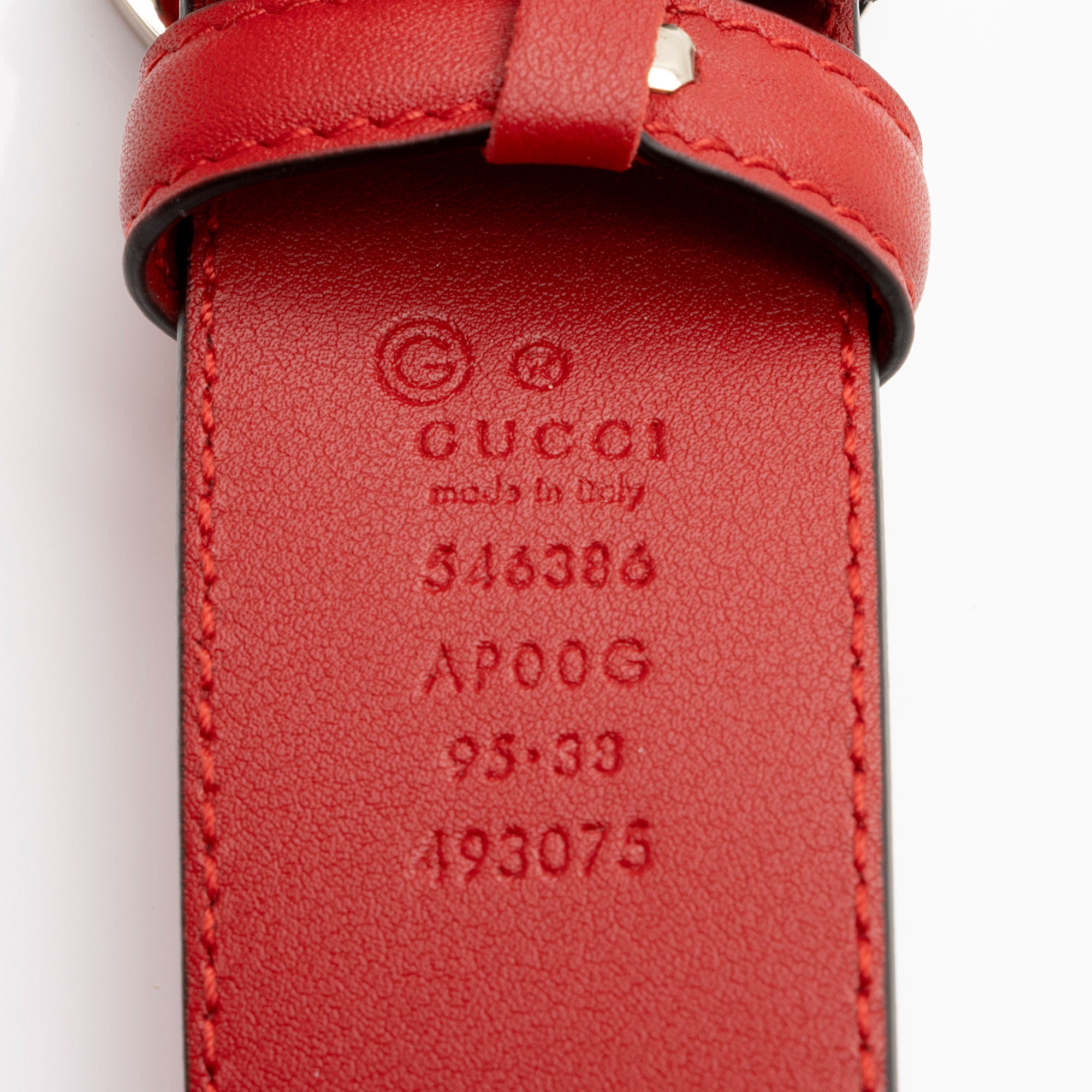 Gucci Leather Interlocking G Belt - Size 38 / 95 (SHF-eaffXQ)
