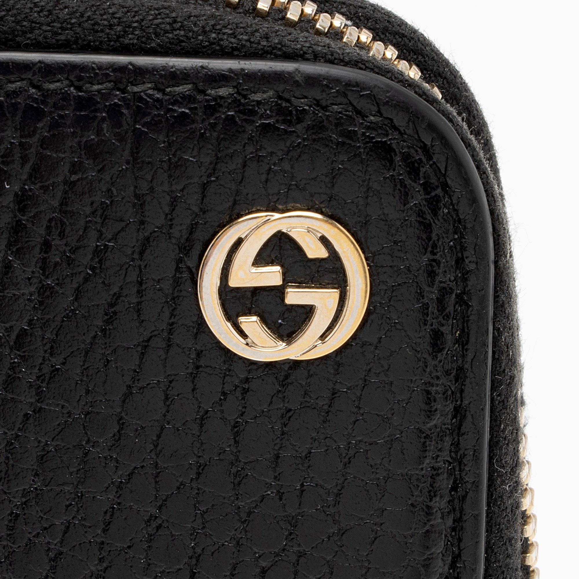 Gucci Leather Interlocking G Betty Zip Around Wallet (SHF-oH87eO)