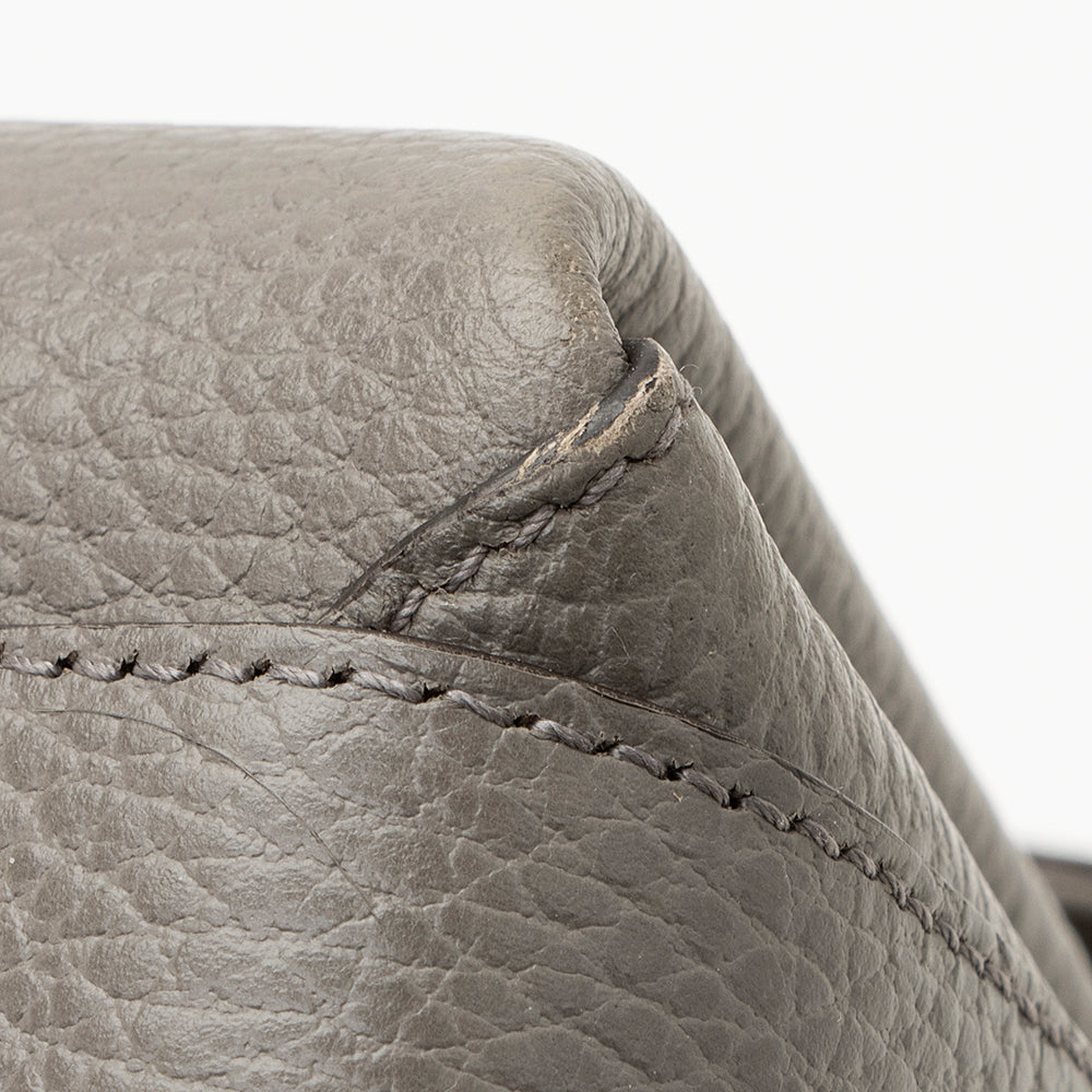 Gucci Calfskin Interlocking G Top Handle Medium Shoulder Bag (SHF-21775)