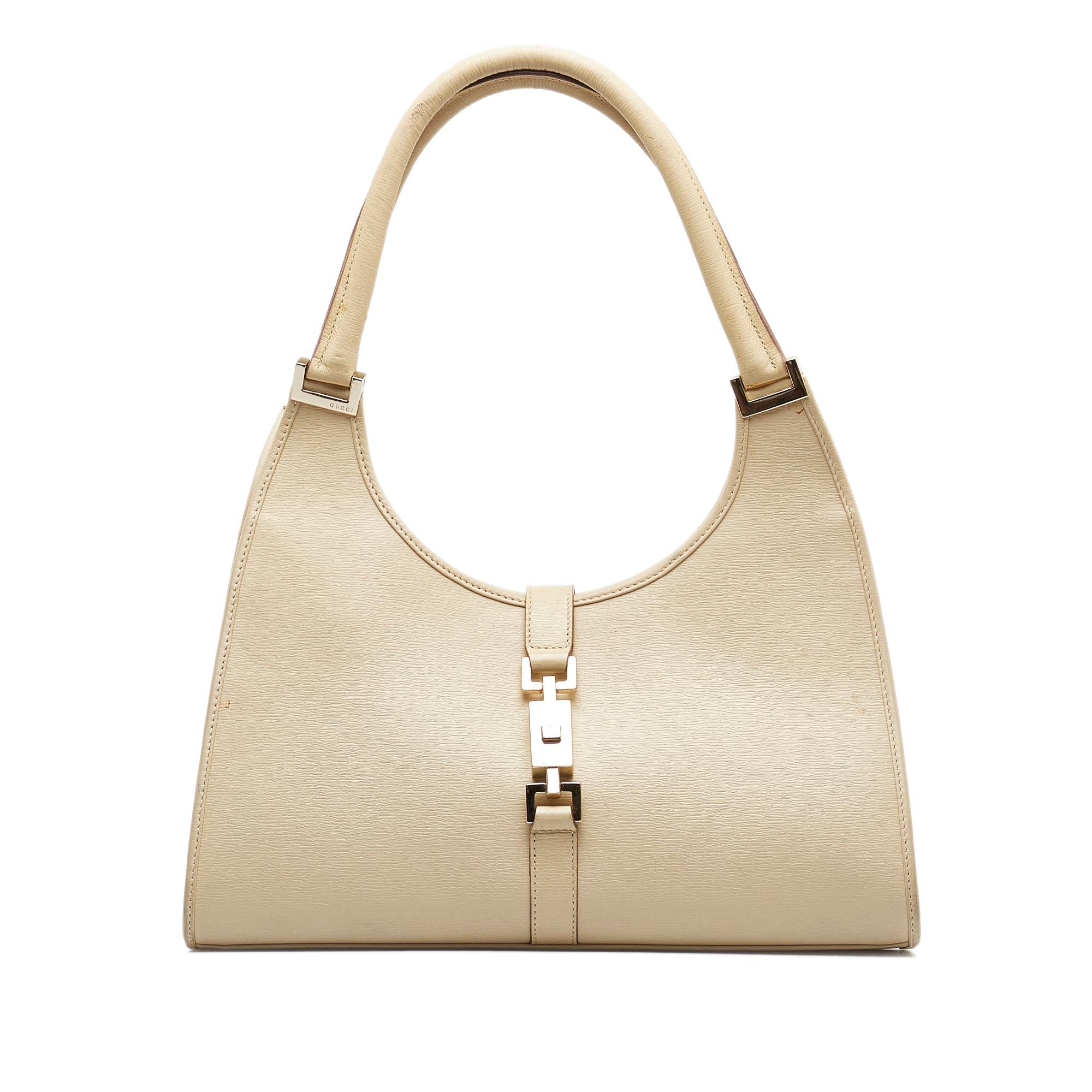 Gucci Leather Jackie Bardot (SHG-nnMyZA)