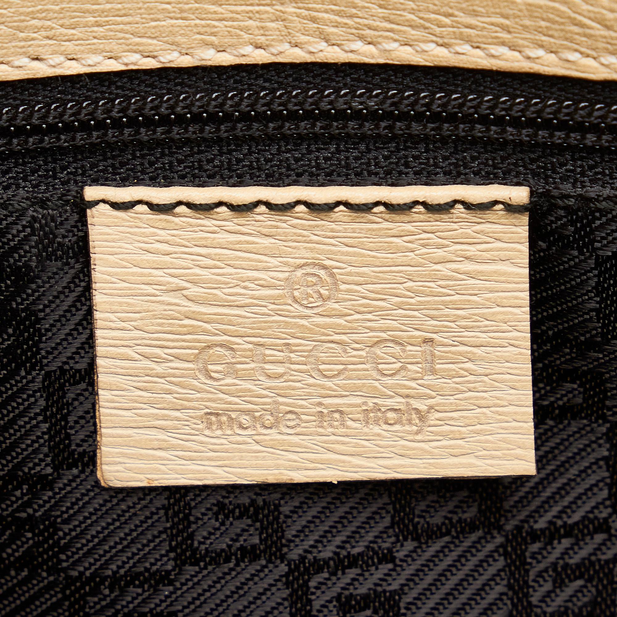 Gucci Leather Jackie Bardot (SHG-nnMyZA)