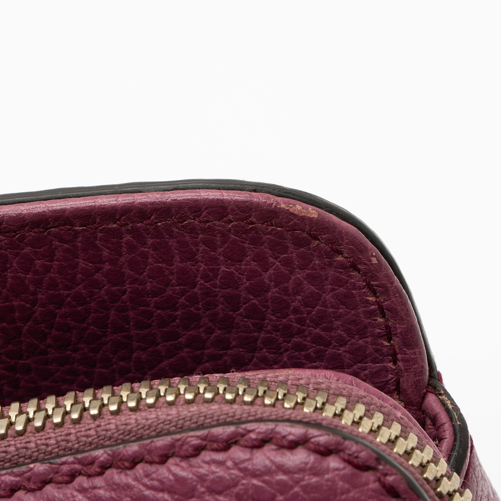 Gucci Leather Lady Dollar Satchel