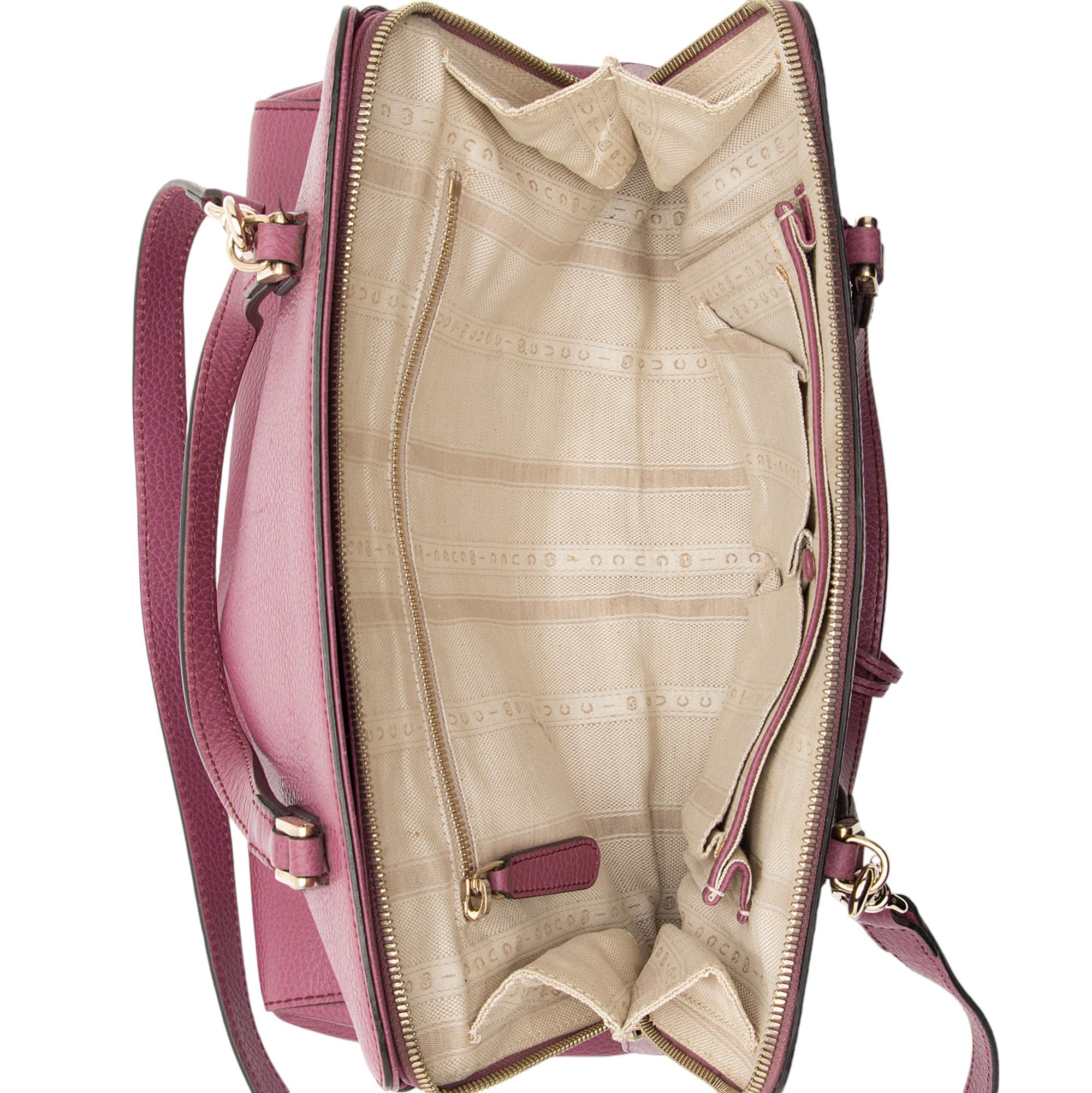 Gucci Leather Lady Dollar Satchel