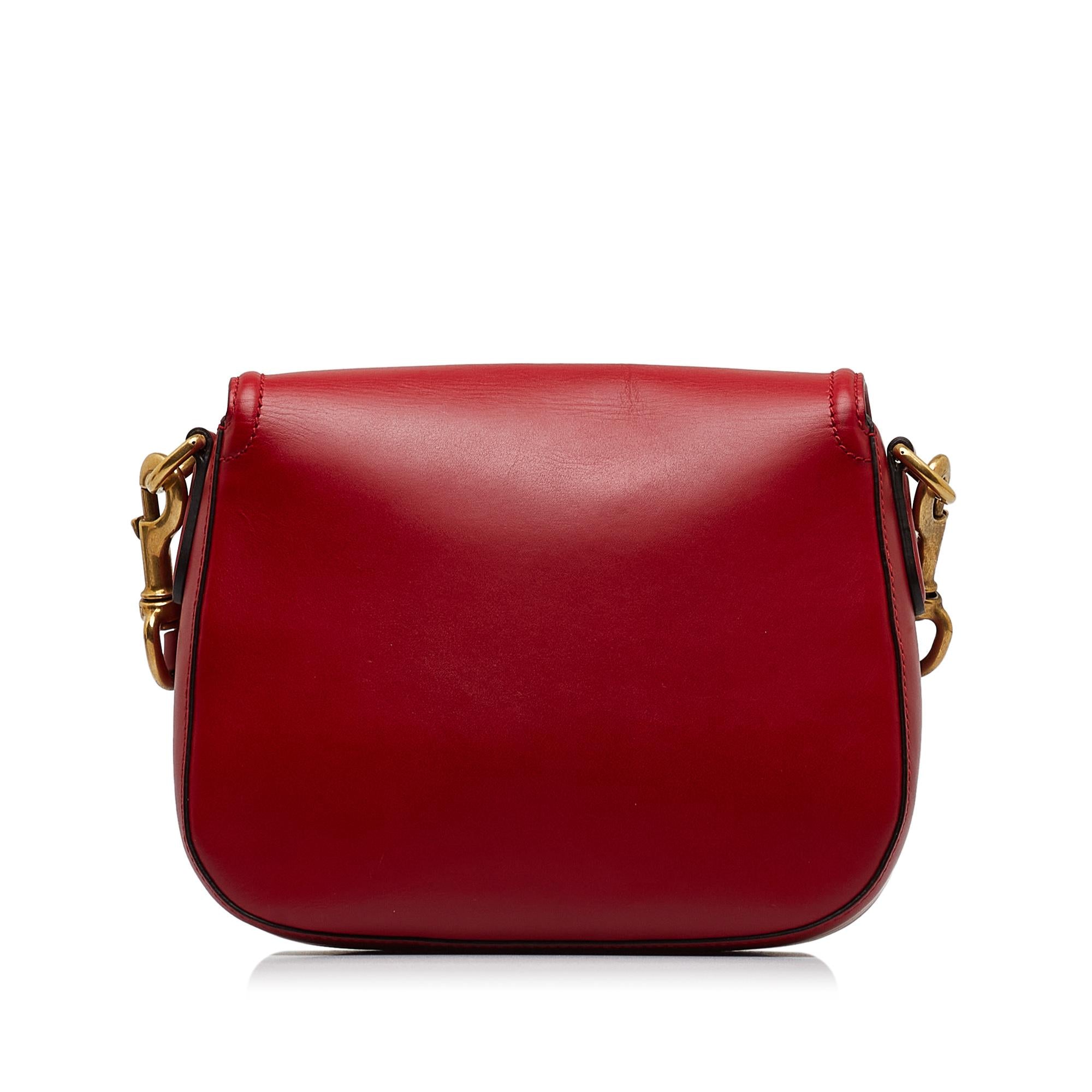 Gucci Leather Lady Web Crossbody Bag (SHG-xDZCTS)