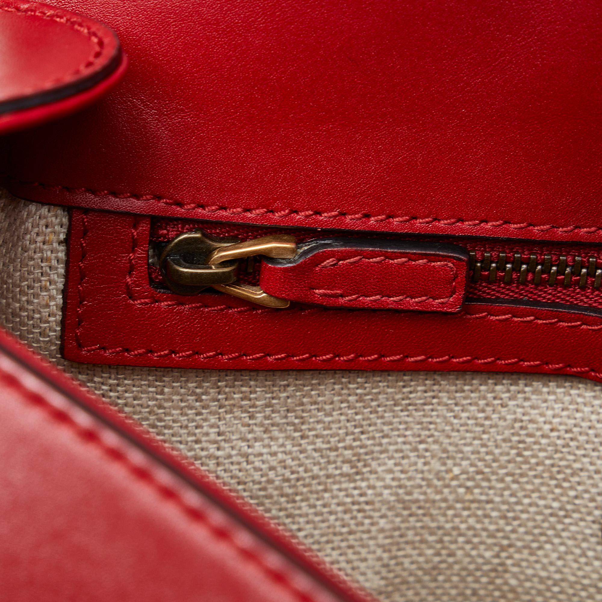 Gucci Leather Lady Web Crossbody Bag (SHG-xDZCTS)