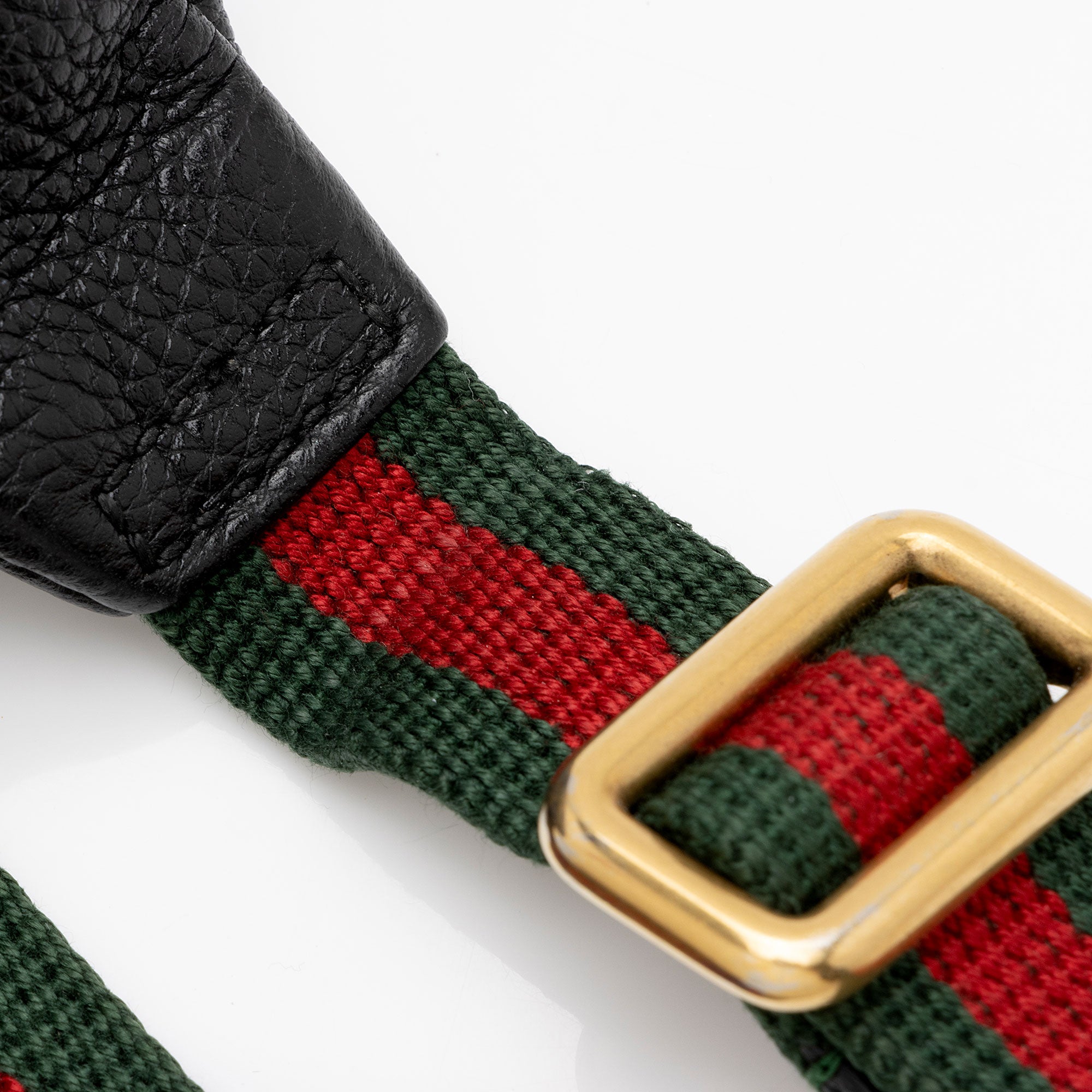 Gucci Leather Logo Belt Bag (SHF-NyrC5V)