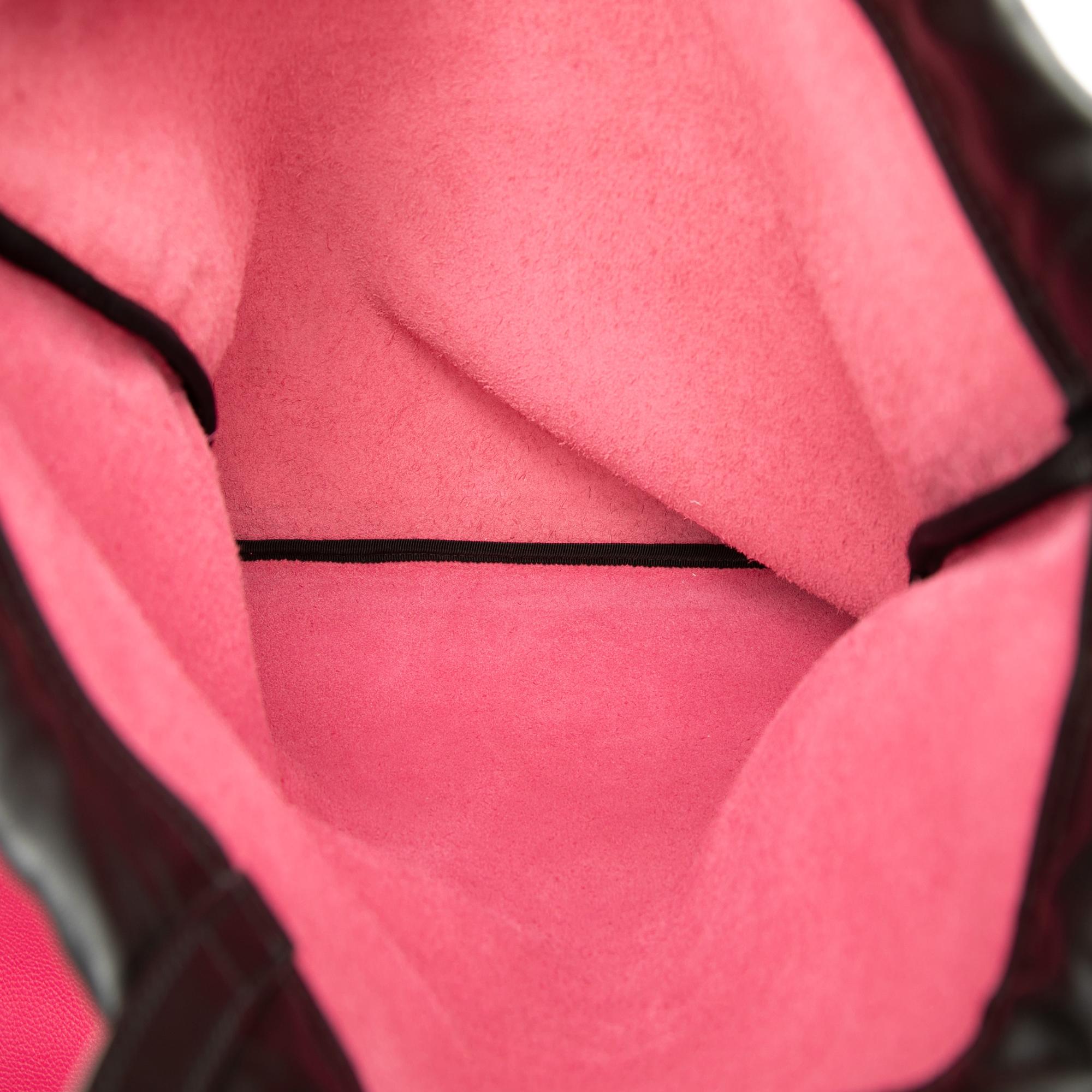 Gucci Leather Logo Drawstring Backpack