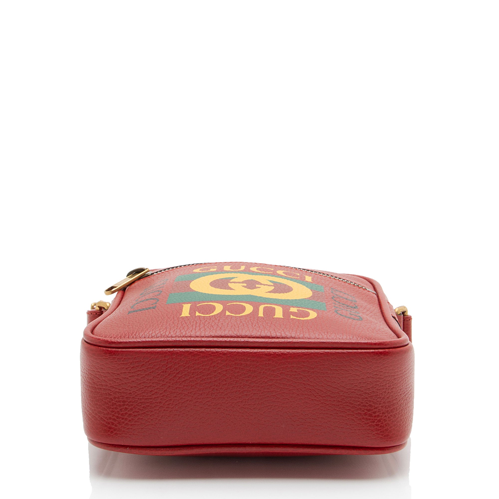 Gucci Leather Logo Messenger