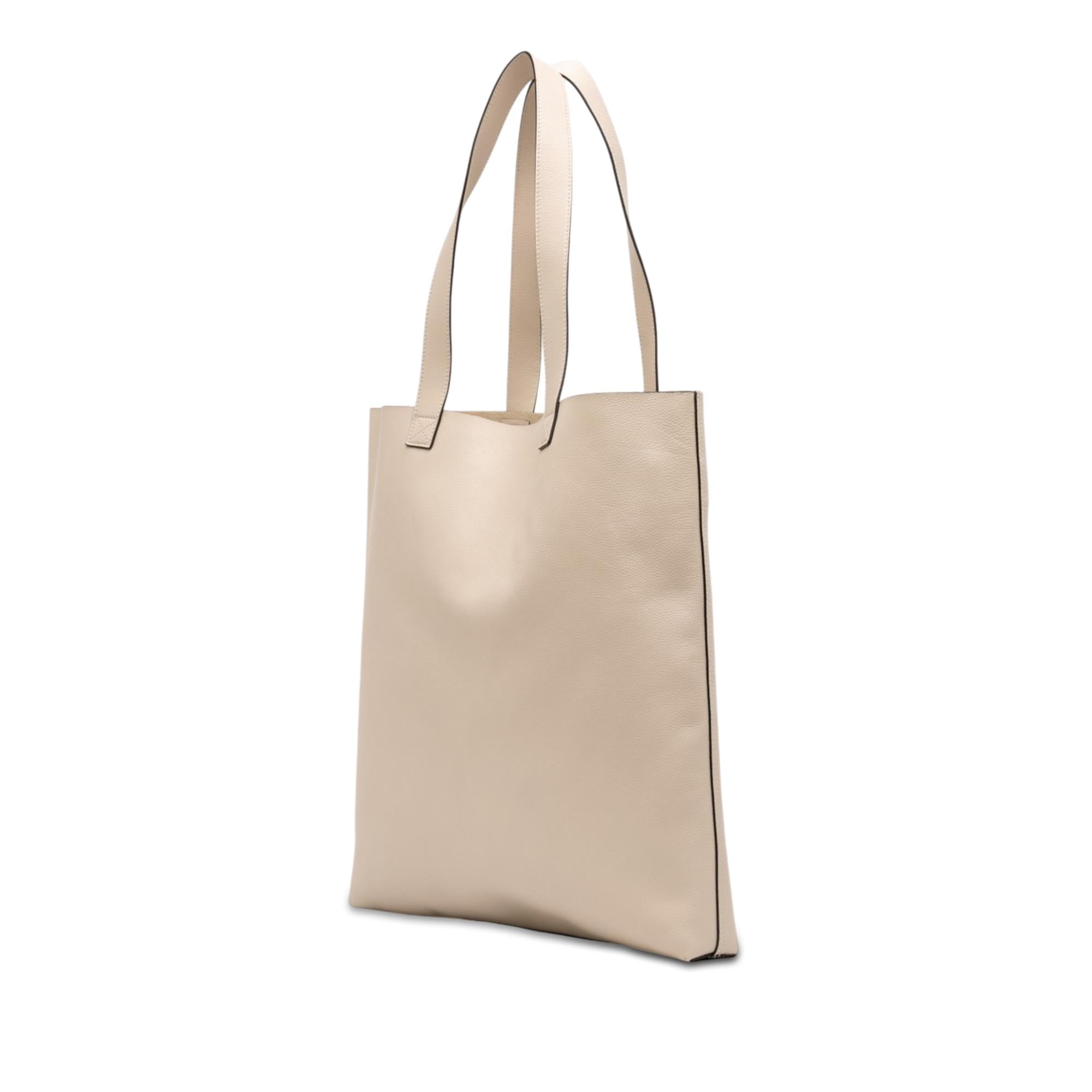 Gucci Leather Logo Tote