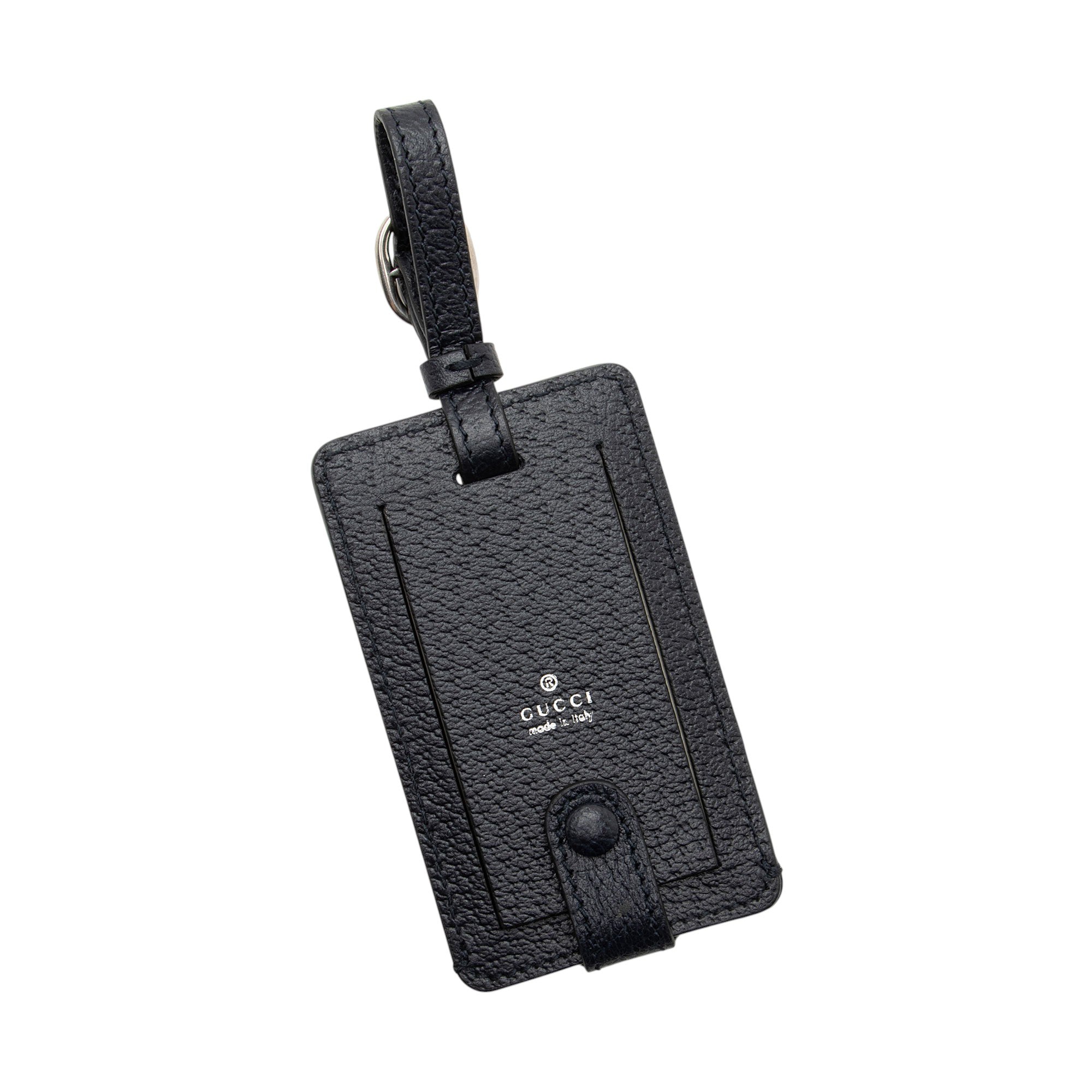 Gucci Leather Luggage Tag