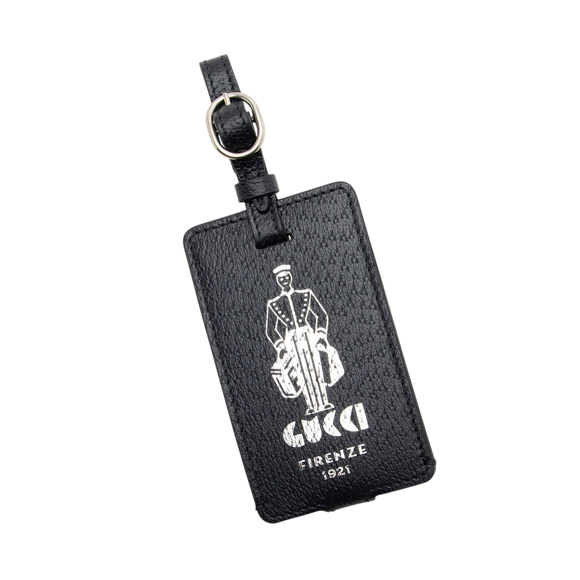 Gucci Leather Luggage Tag
