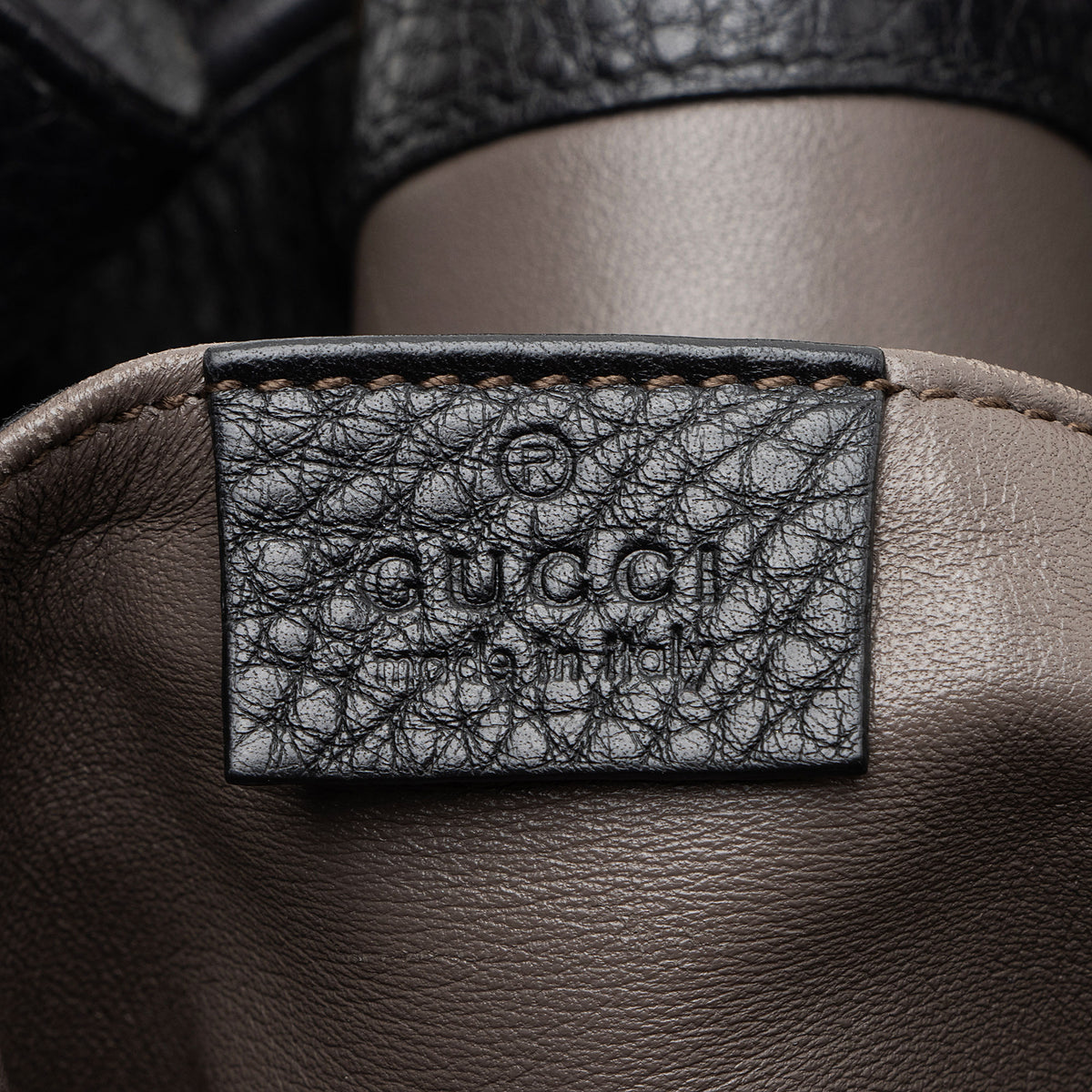 Gucci Leather Miss Bamboo Bucket Bag