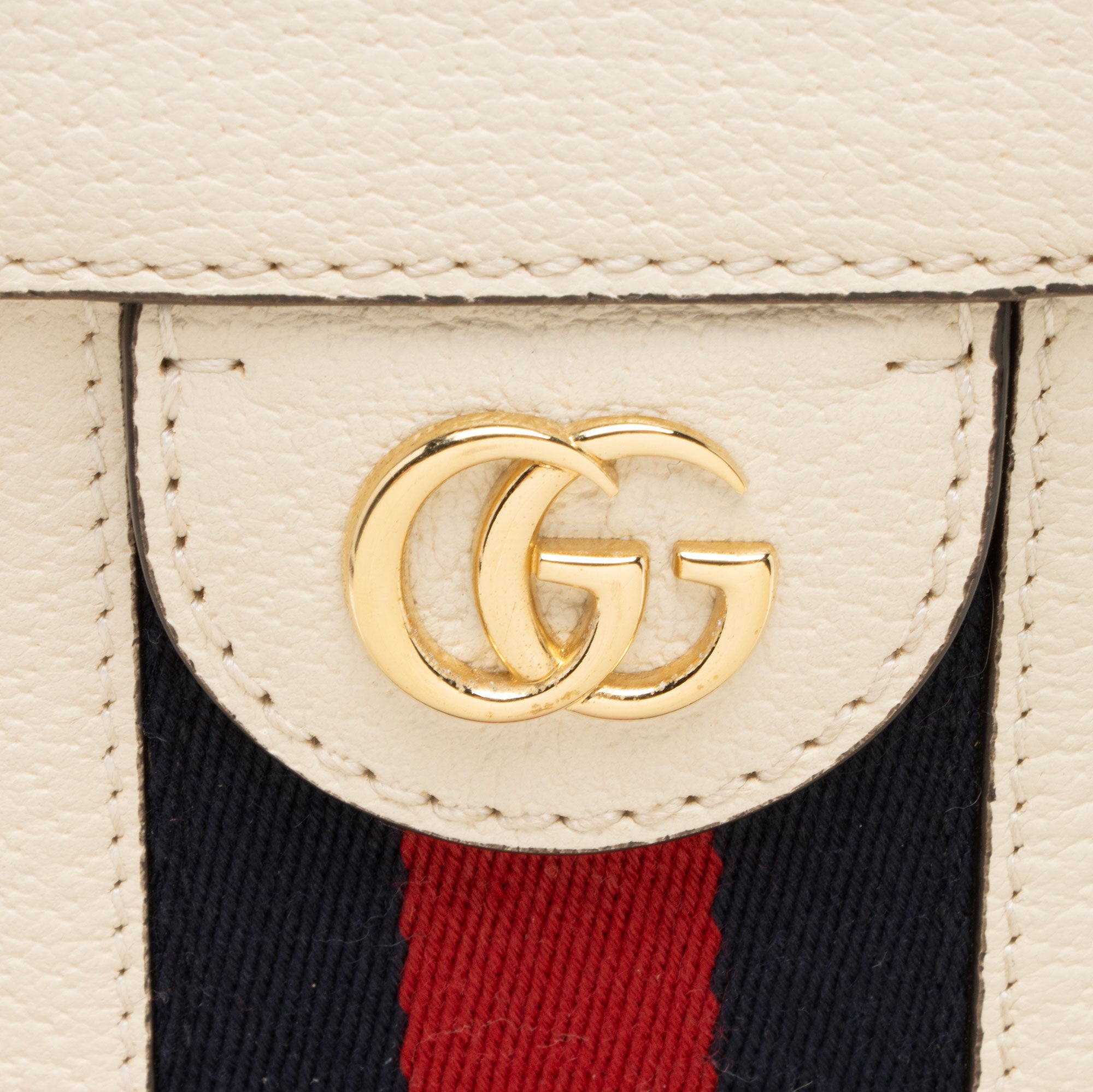 Gucci Leather Ophidia Medium Chain Shoulder Bag