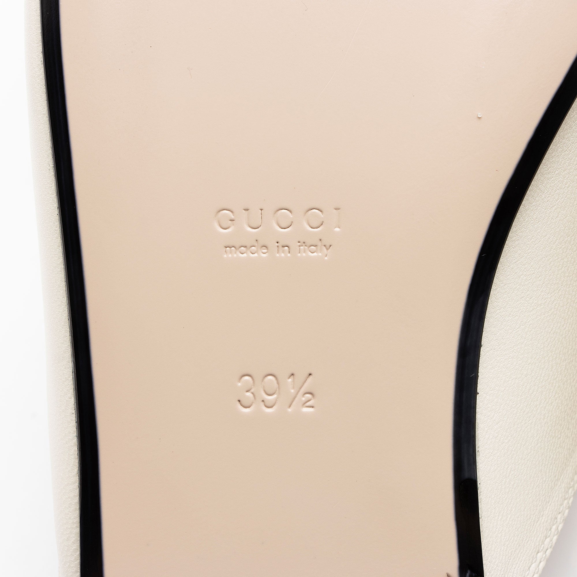 Gucci Leather Princetown Mules - Size 9.5 / 39.5
