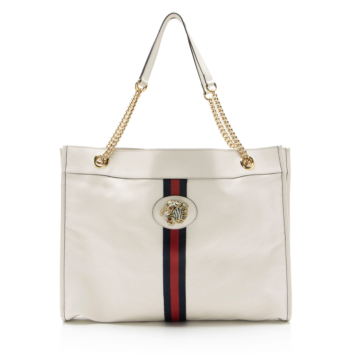 Gucci Leather Rajah Large Tote