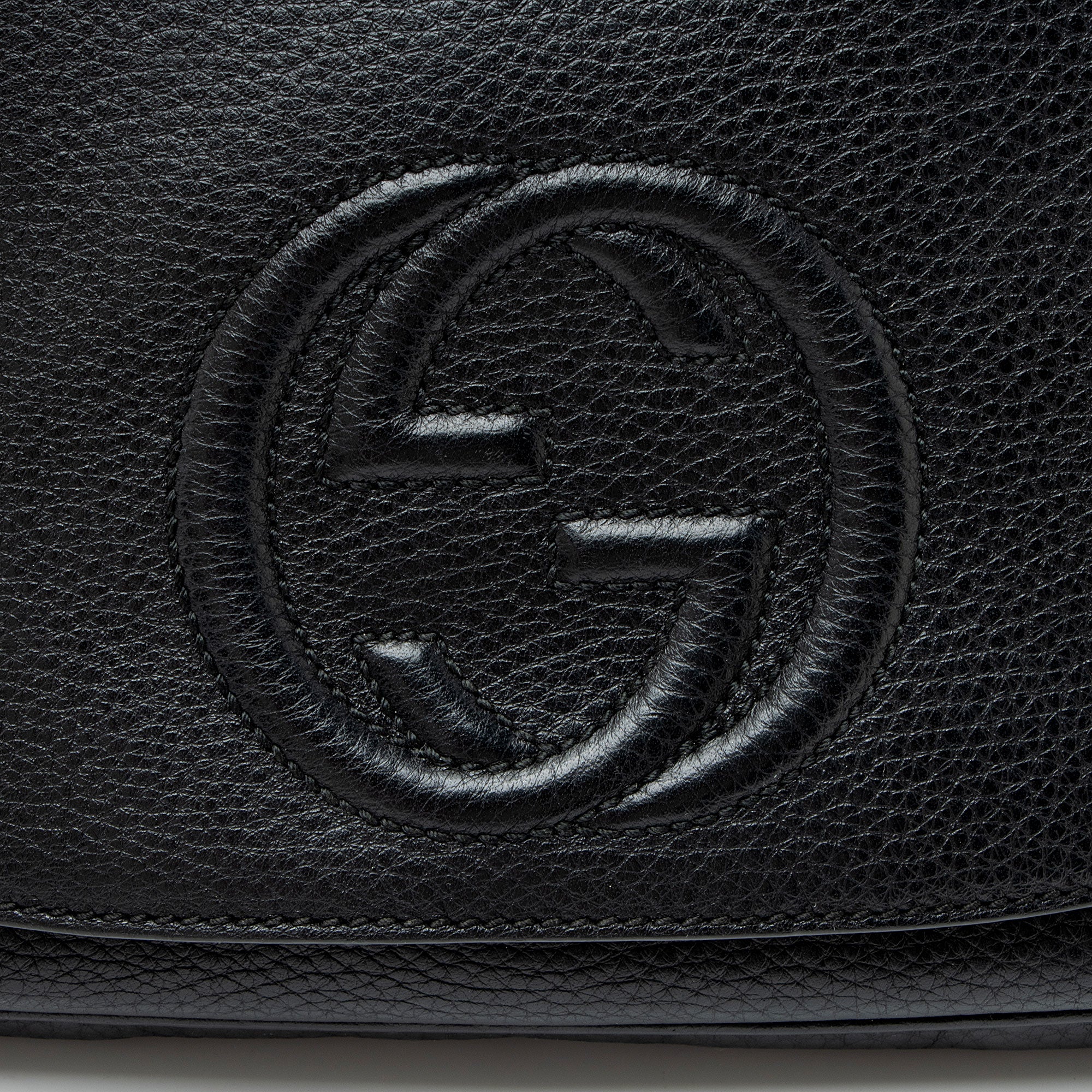 Gucci Leather Soho Medium Flap Bag
