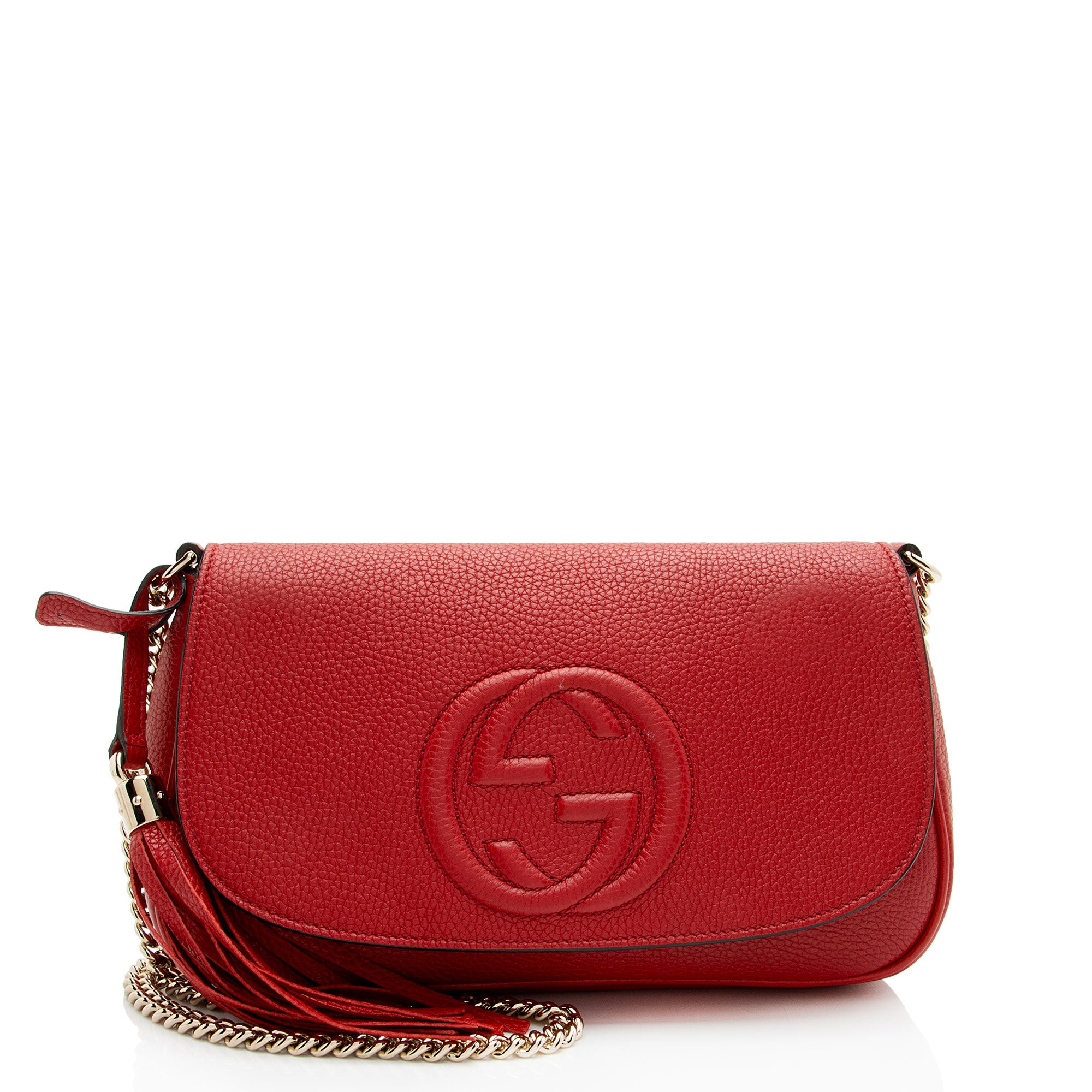 Gucci Leather Soho Medium Flap Bag