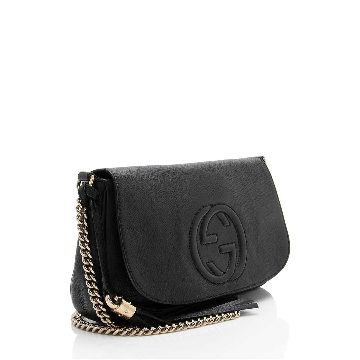 Gucci Leather Soho Medium Flap Bag
