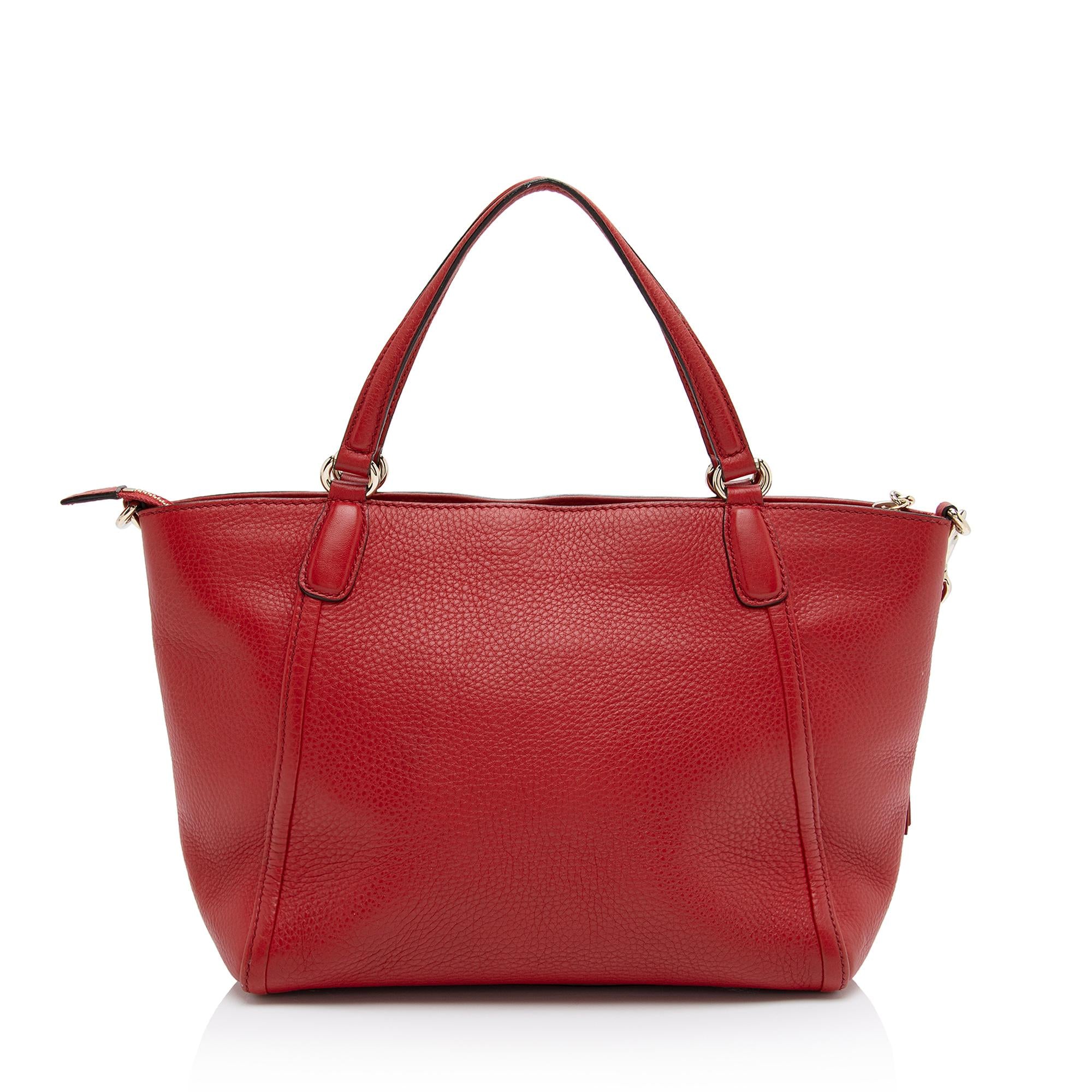 Gucci Leather Soho Top Handle Tote (SHF-CYGxPH)