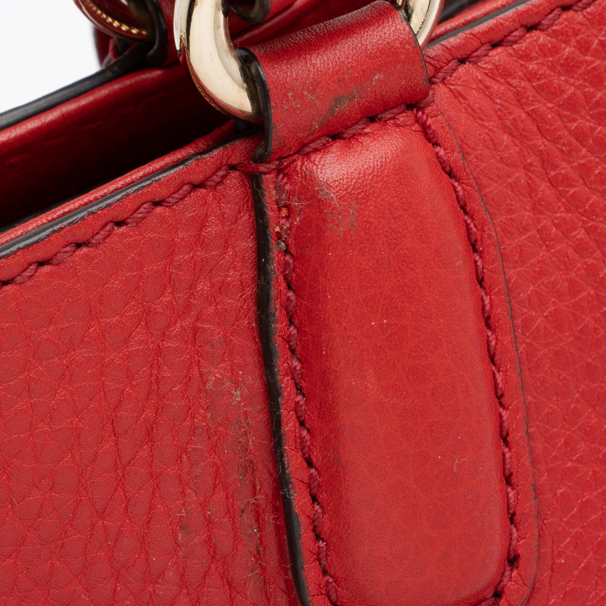 Gucci Leather Soho Top Handle Tote (SHF-CYGxPH)