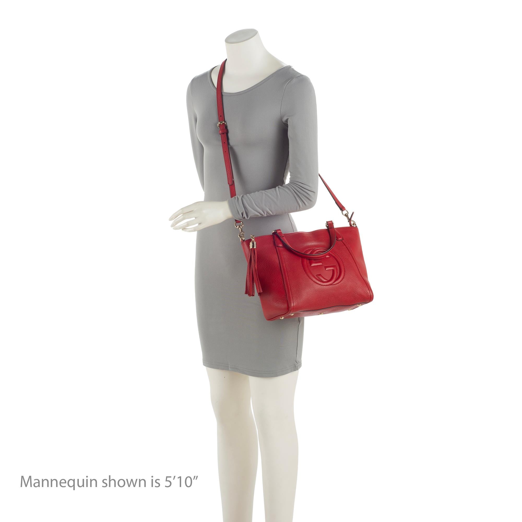 Gucci Leather Soho Top Handle Tote (SHF-CYGxPH)