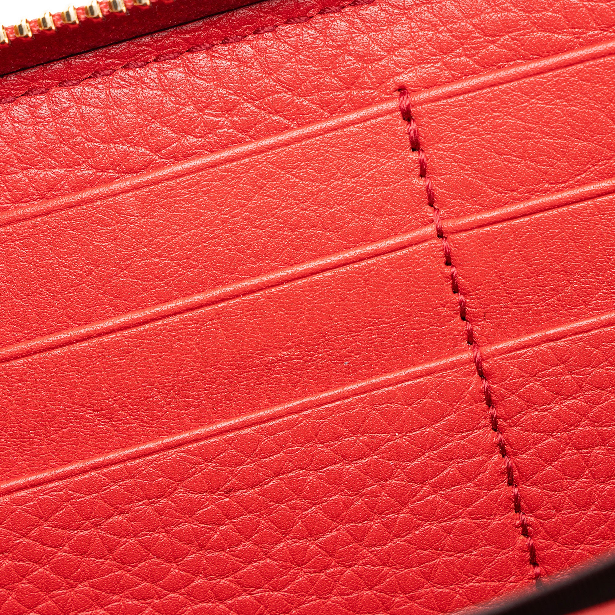 Gucci Leather Soho Zip Around Wallet