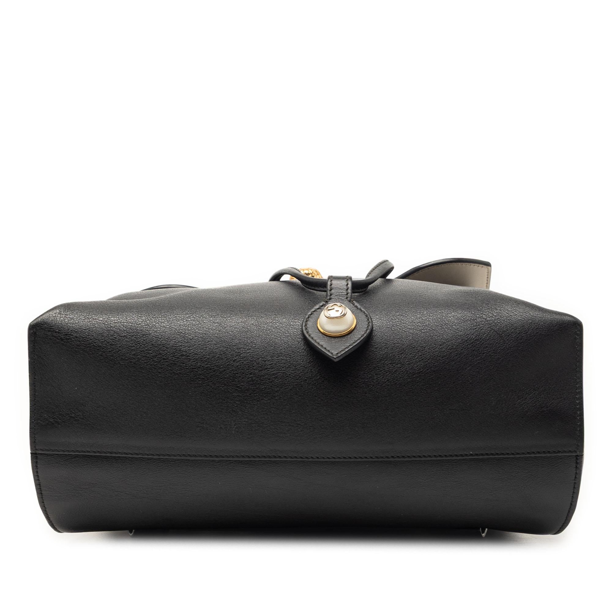Gucci Leather Studded Animalier Malin Backpack