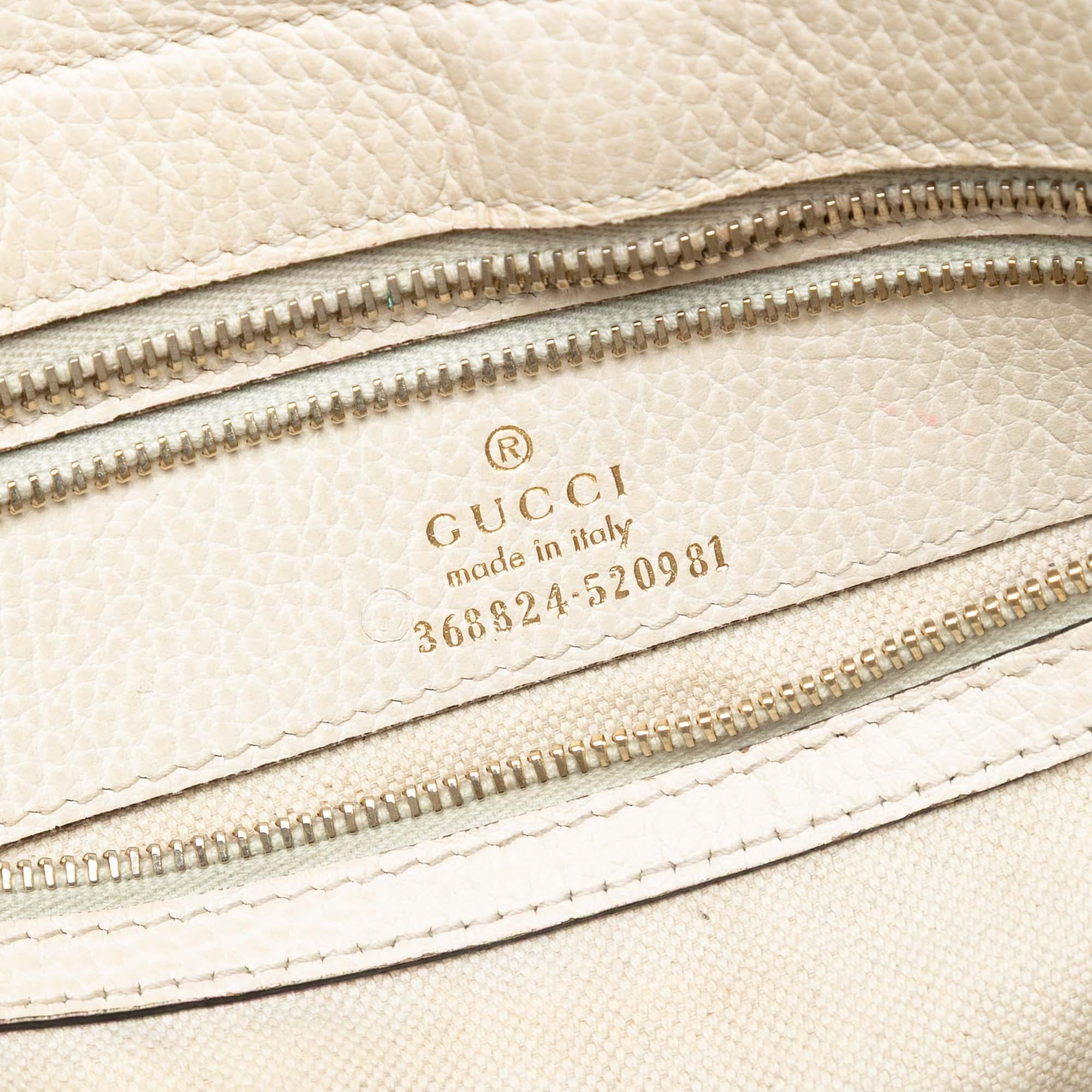 Gucci Leather Swing Convertible Tote