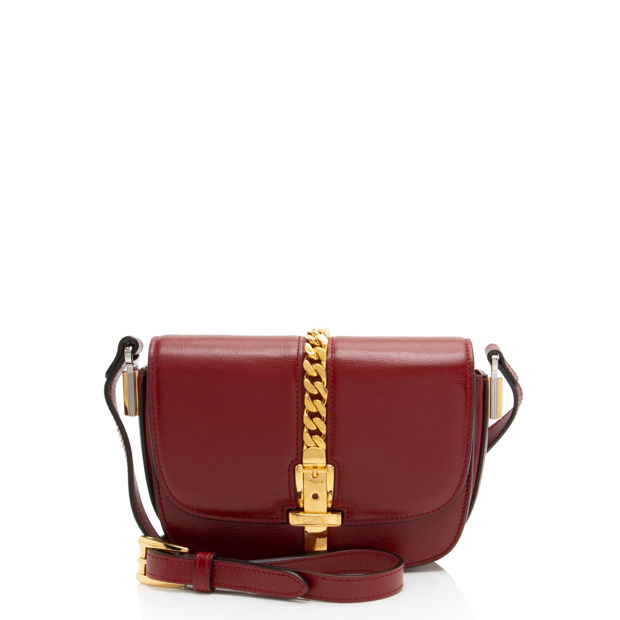 Gucci Leather Sylvie 1969 Mini Shoulder Bag