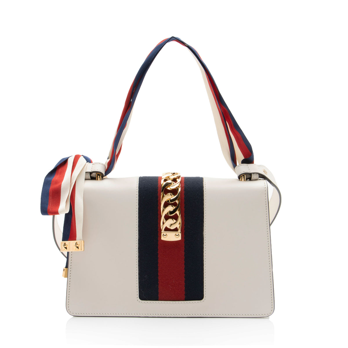 Gucci Leather Sylvie Small Shoulder Bag