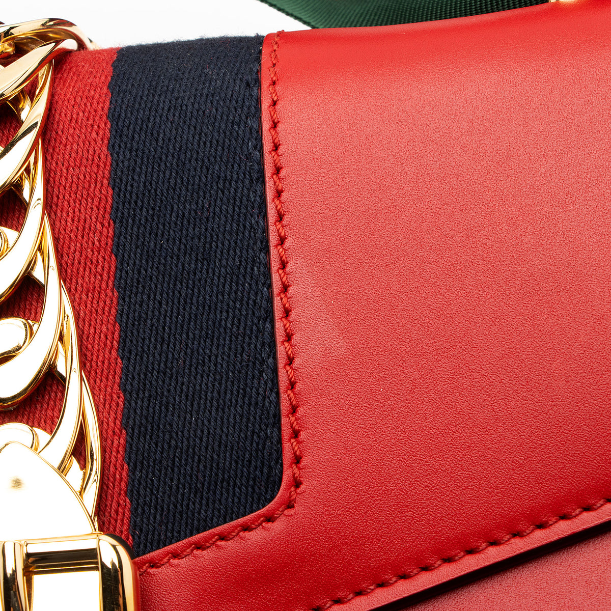 Gucci Leather Sylvie Small Shoulder Bag