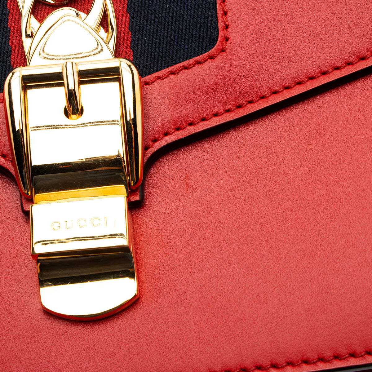 Gucci Leather Sylvie Small Shoulder Bag
