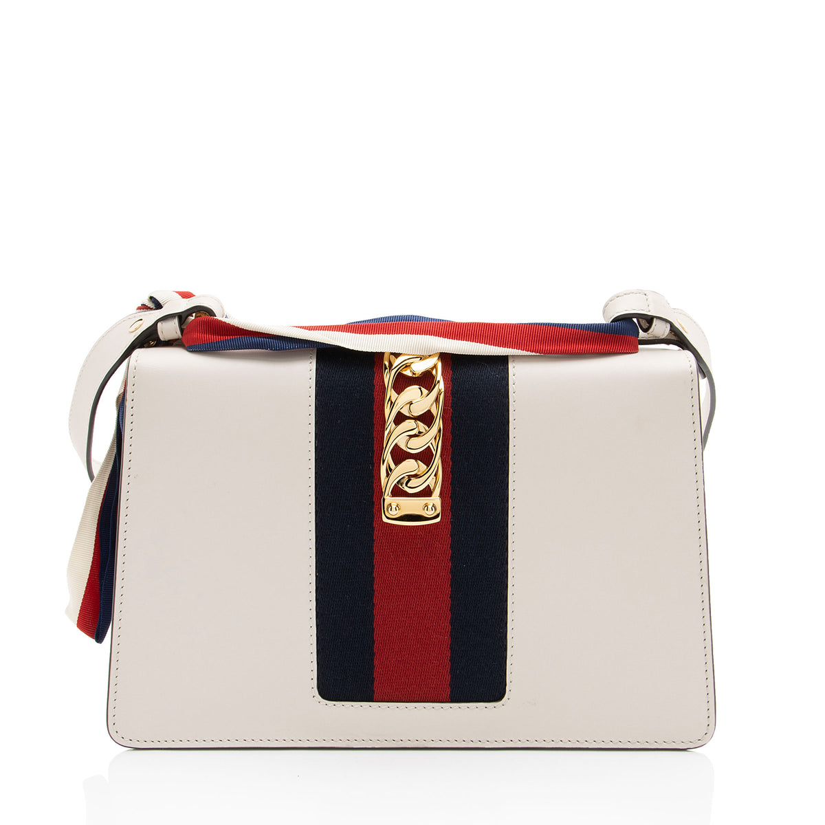 Gucci Leather Sylvie Small Shoulder Bag