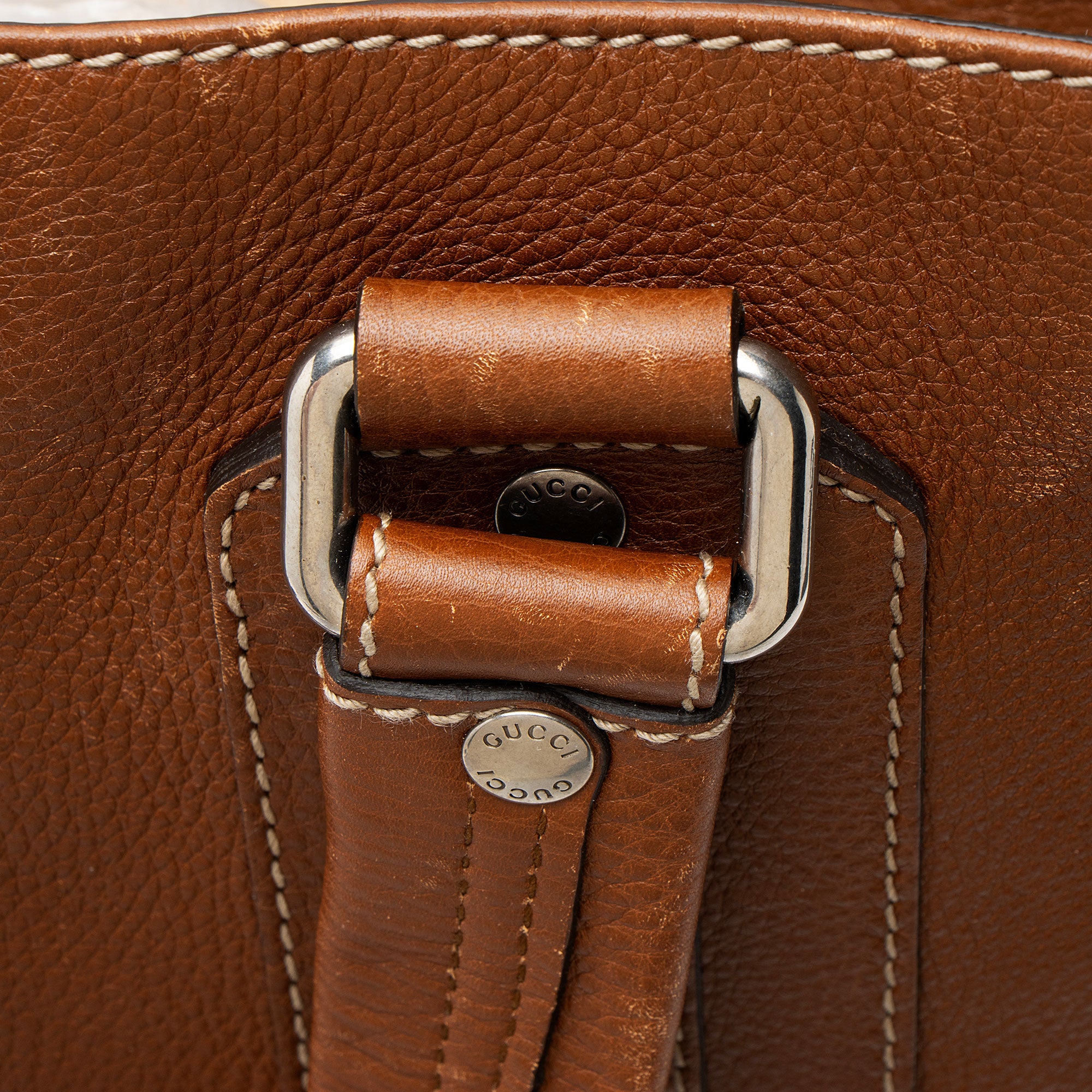 Gucci Leather Tall Tote