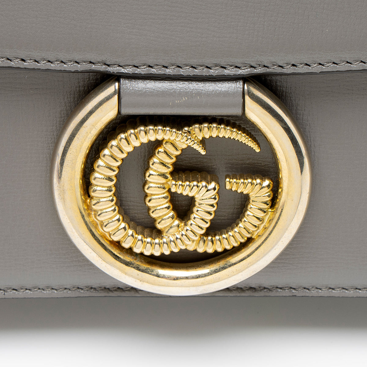Gucci Leather Torchon GG Ring Medium Shoulder Bag