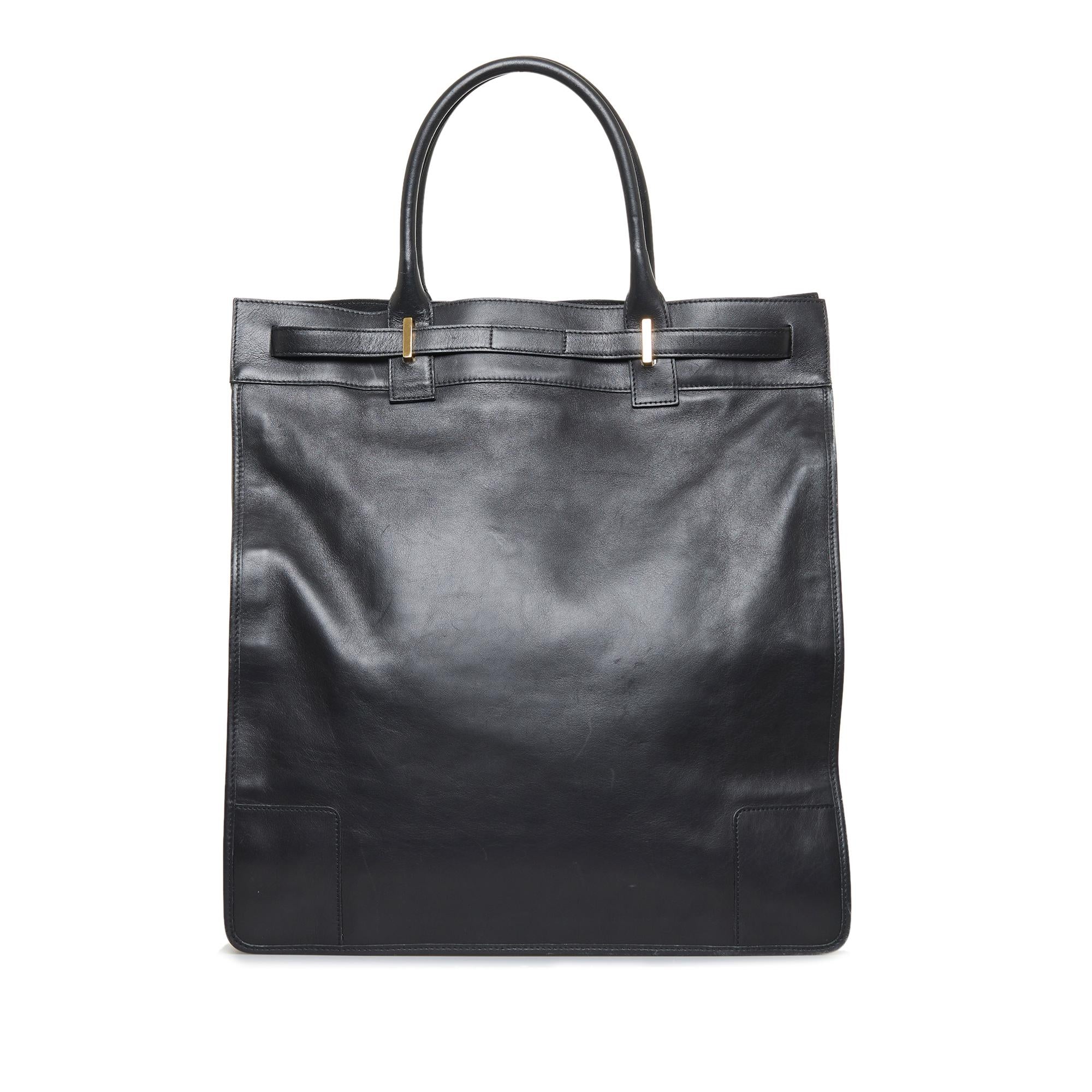 Gucci Leather Tote Bag (SHG-x1RoCi)