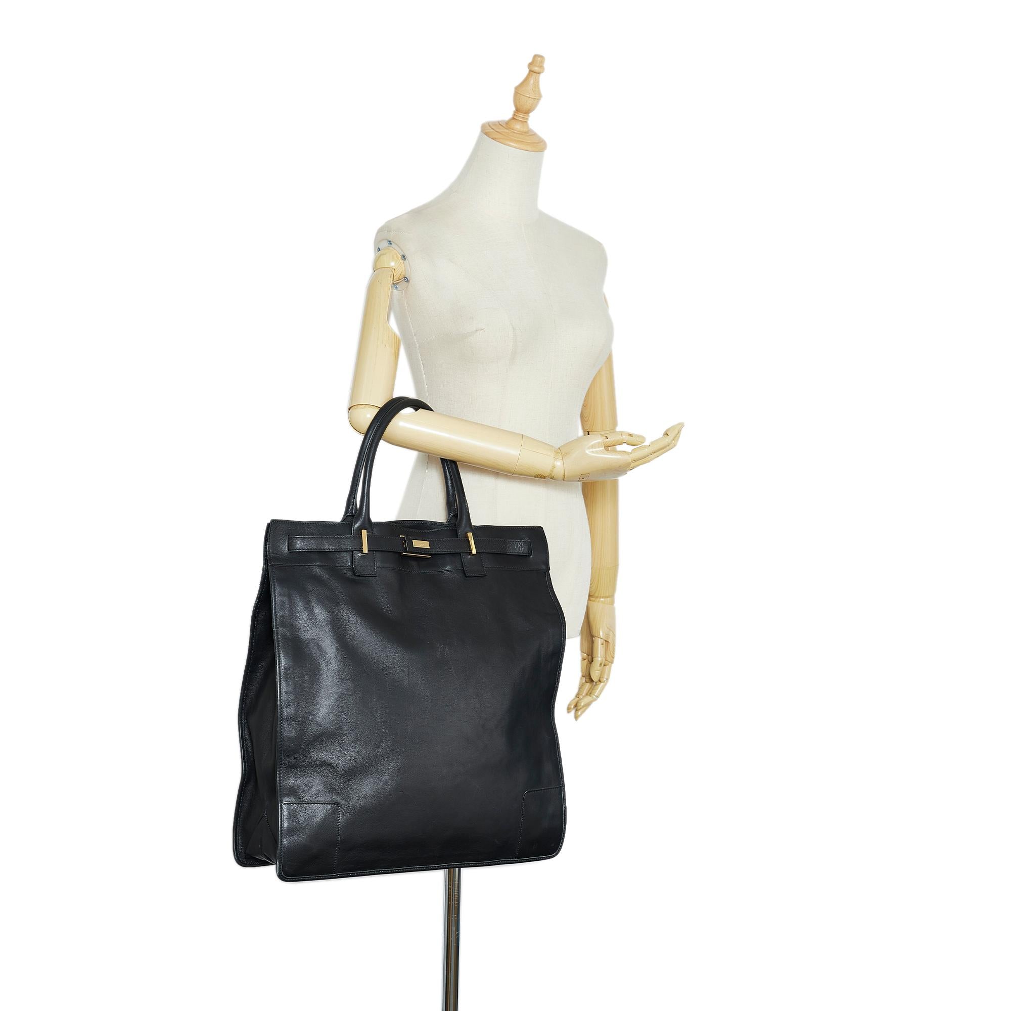 Gucci Leather Tote Bag (SHG-x1RoCi)