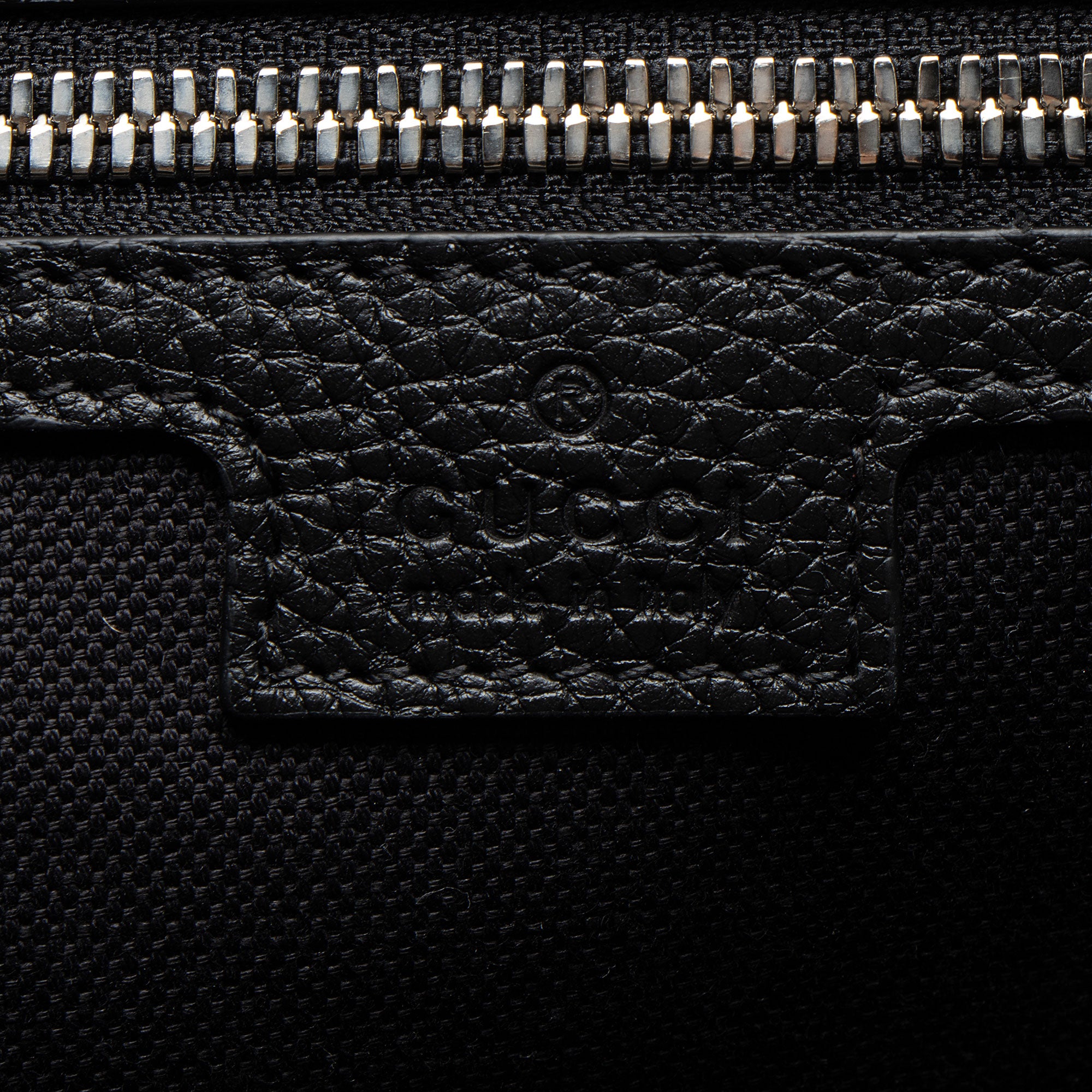 Gucci Leather Web Business Document Case
