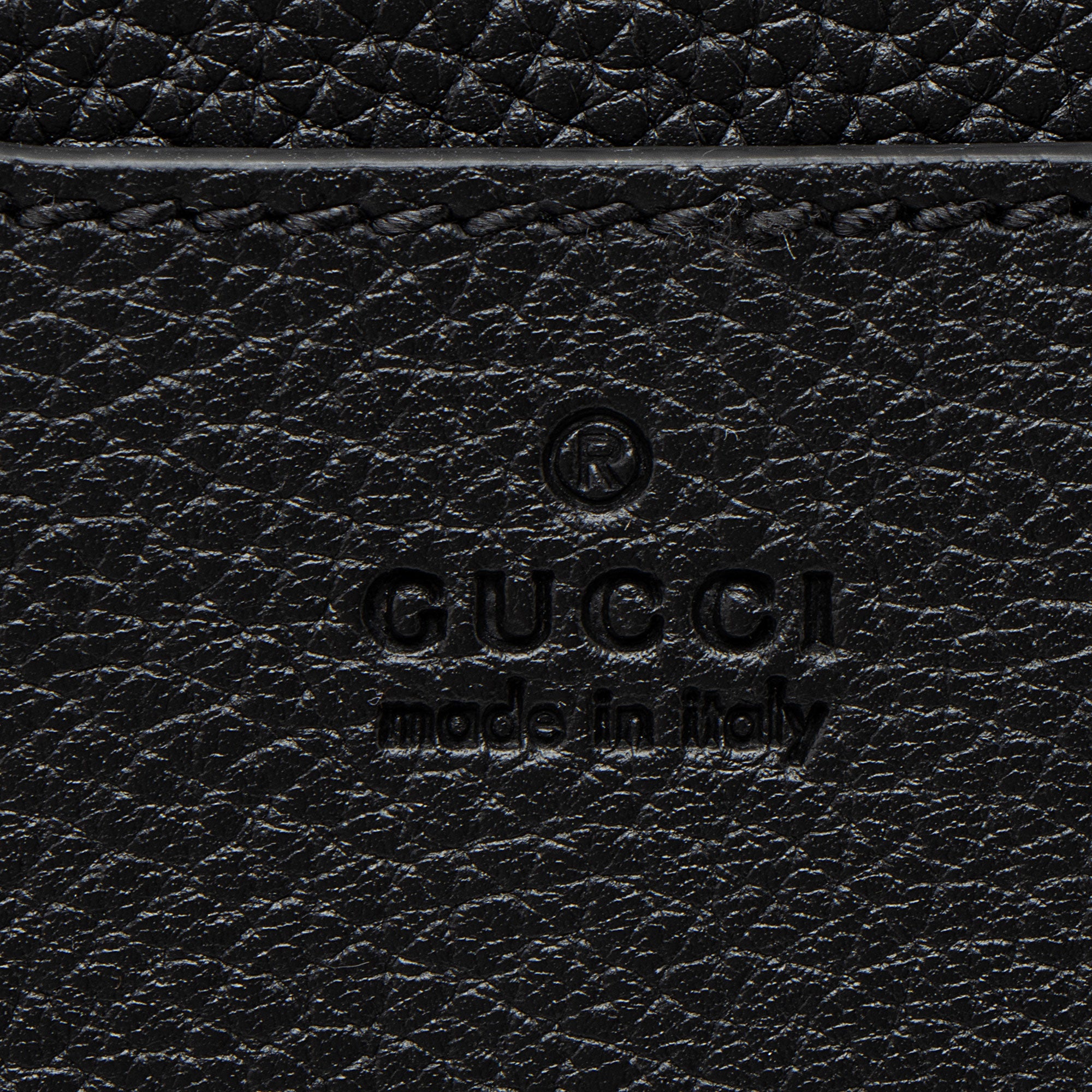 Gucci Leather Web Business Document Case