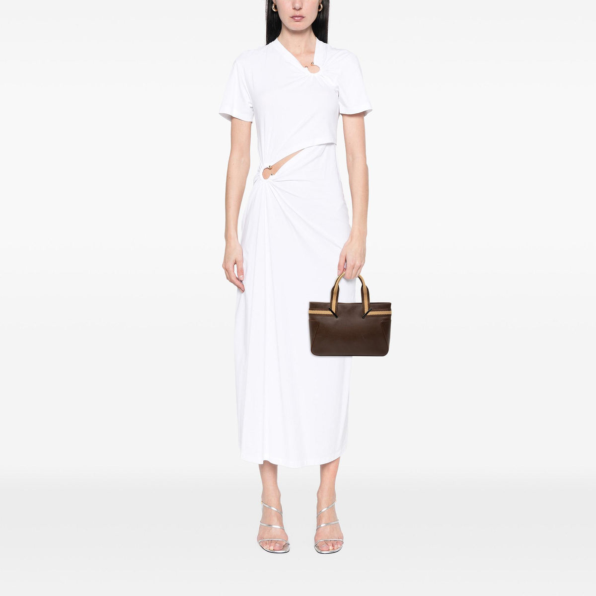Gucci Leather Web Handbag