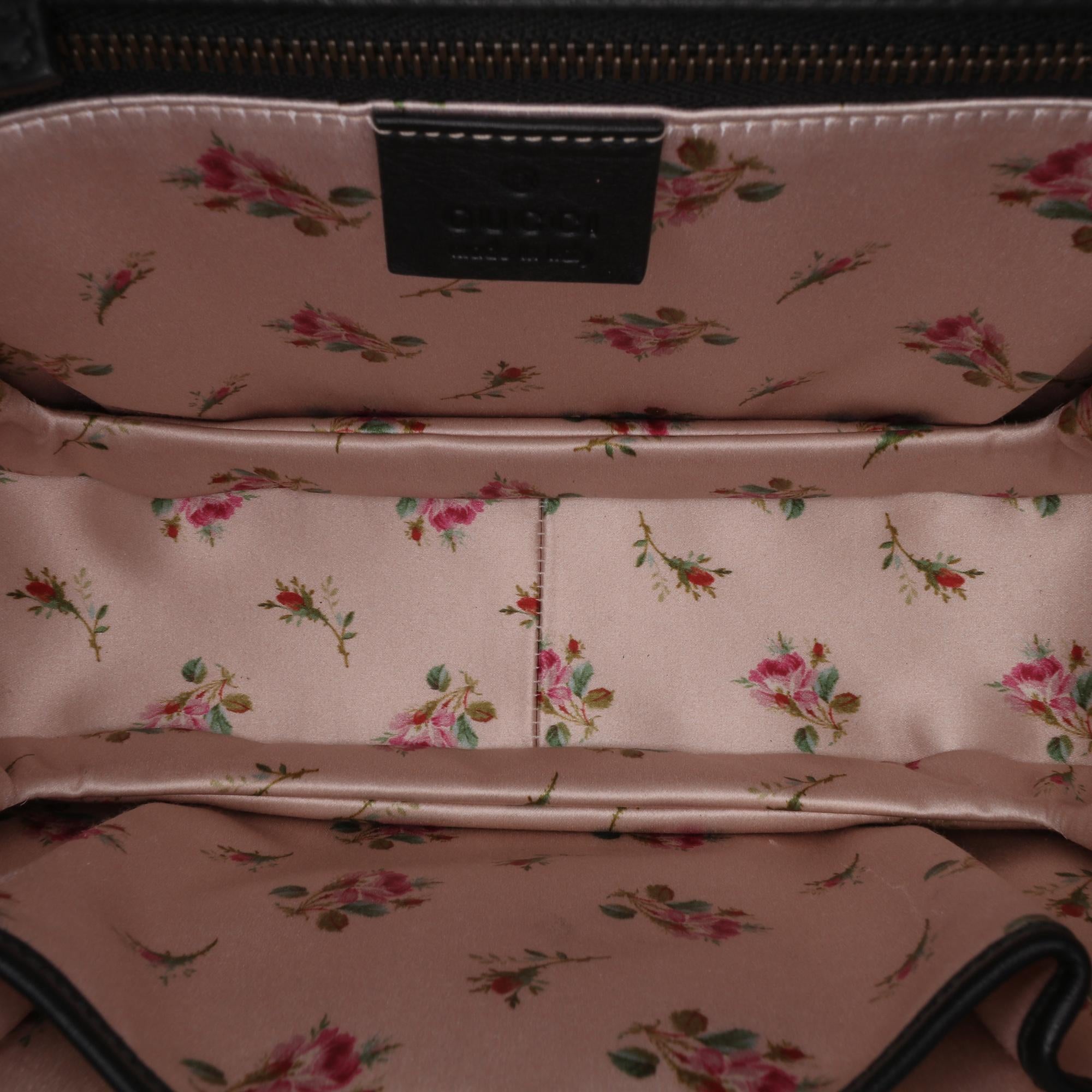 Gucci Limited Edition Medium Calfskin Acrylic Classic 2 Top Handle Bag