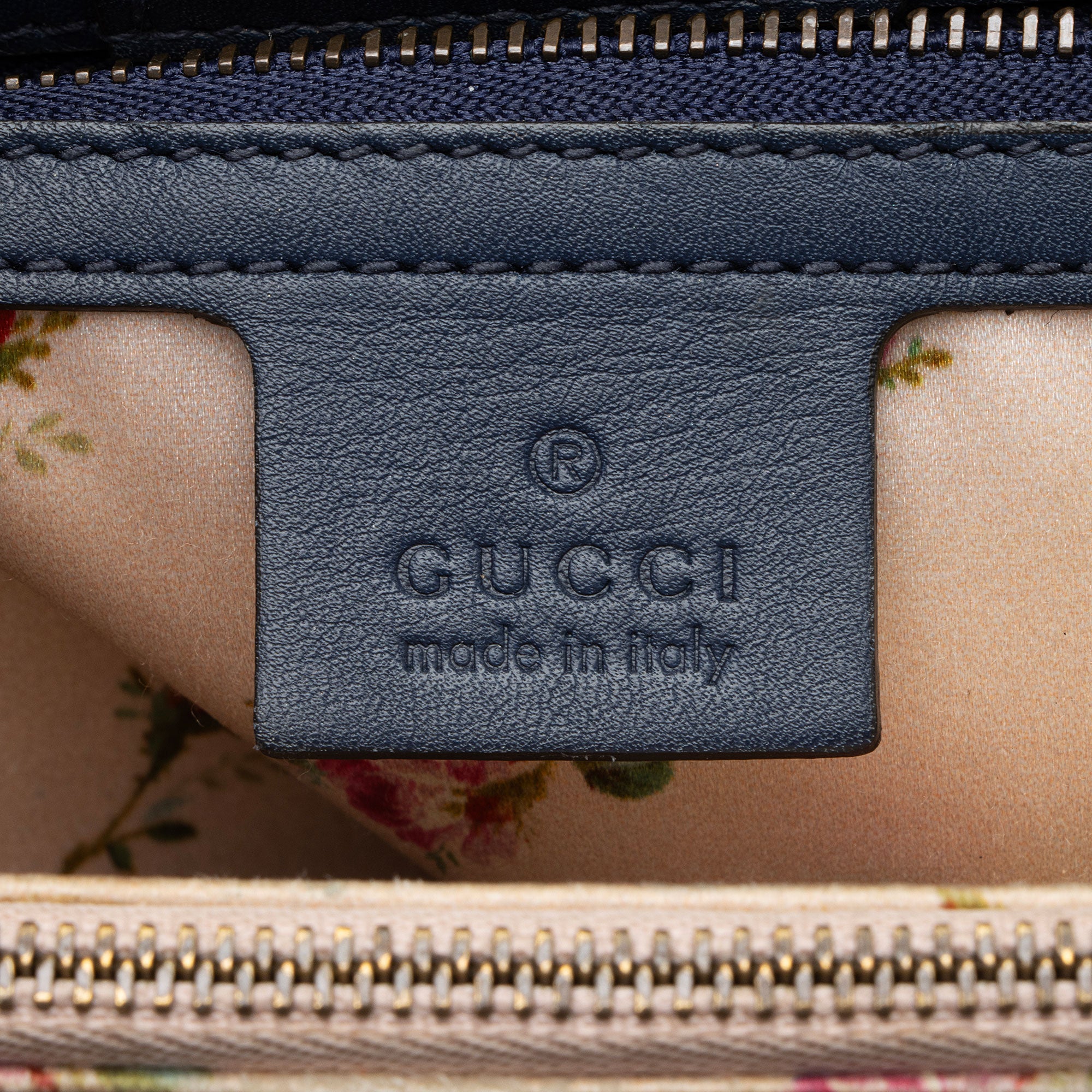 Gucci Matelasse Denim Pearl GG Marmont Small Tote
