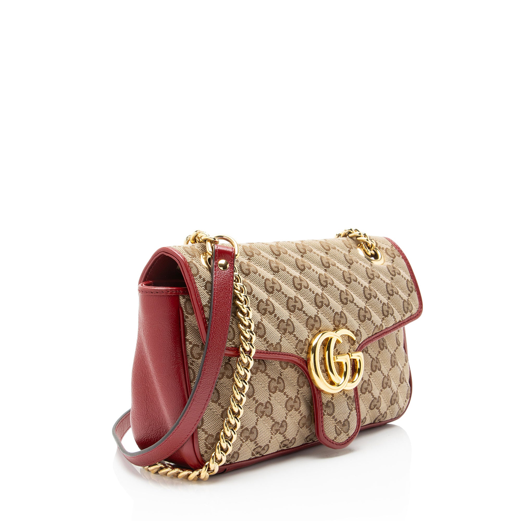 Gucci Matelasse GG Canvas GG Marmont Medium Flap Bag