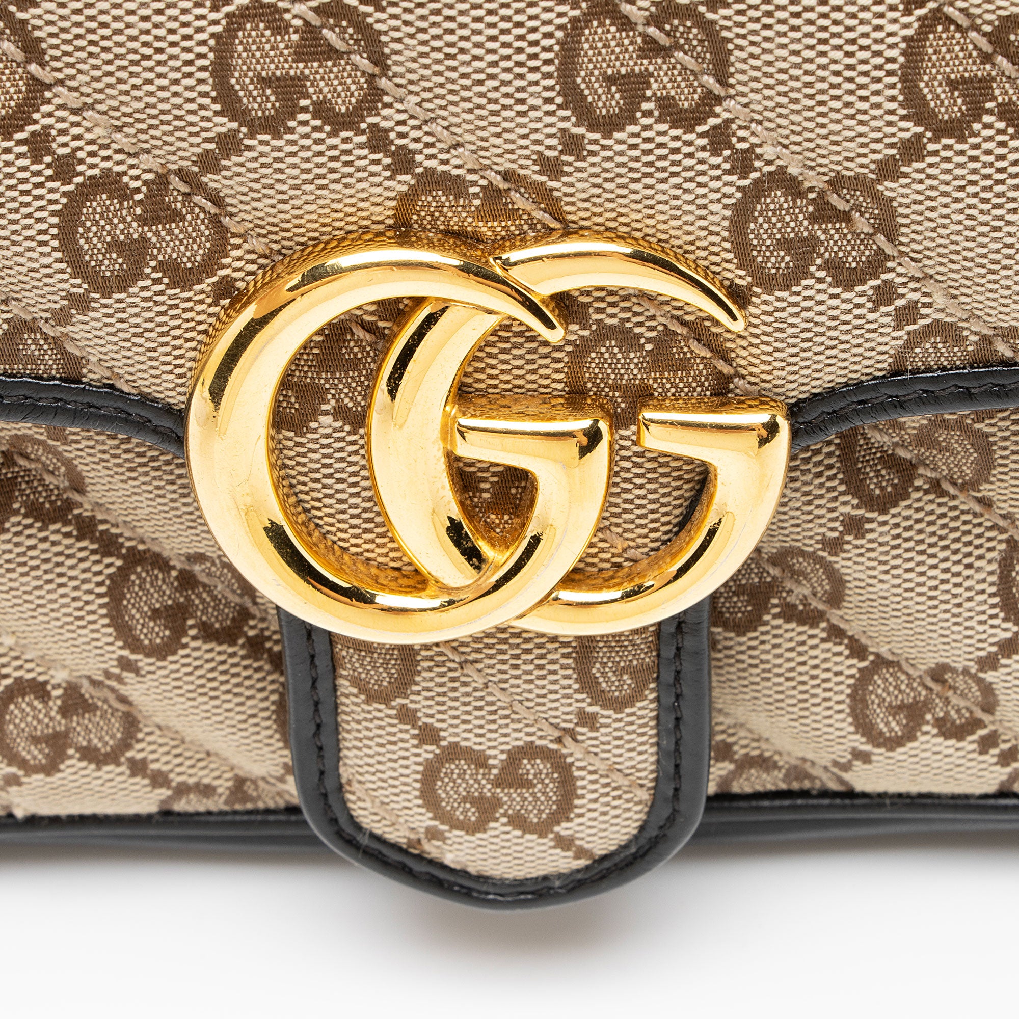 Gucci Matelasse GG Canvas GG Marmont Small Flap Bag