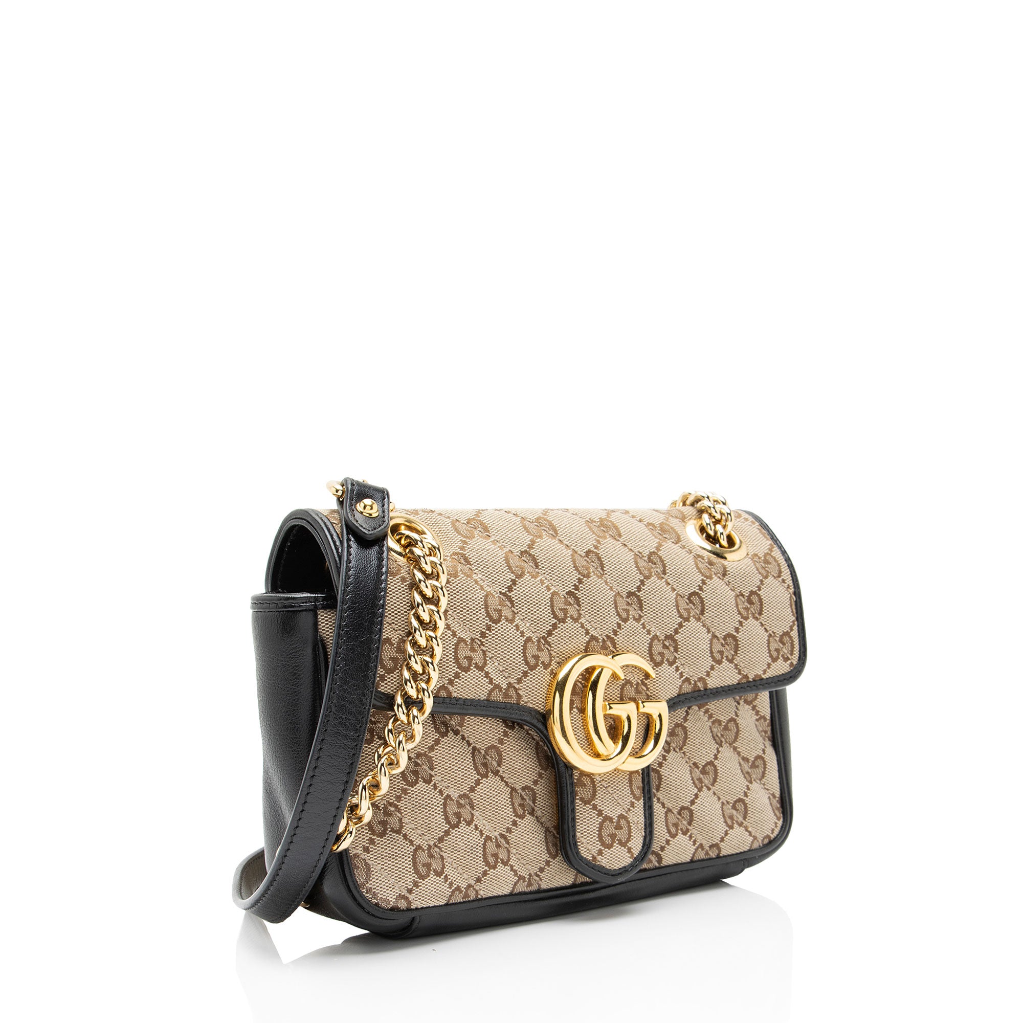 Gucci Matelasse GG Canvas GG Marmont Small Flap Bag