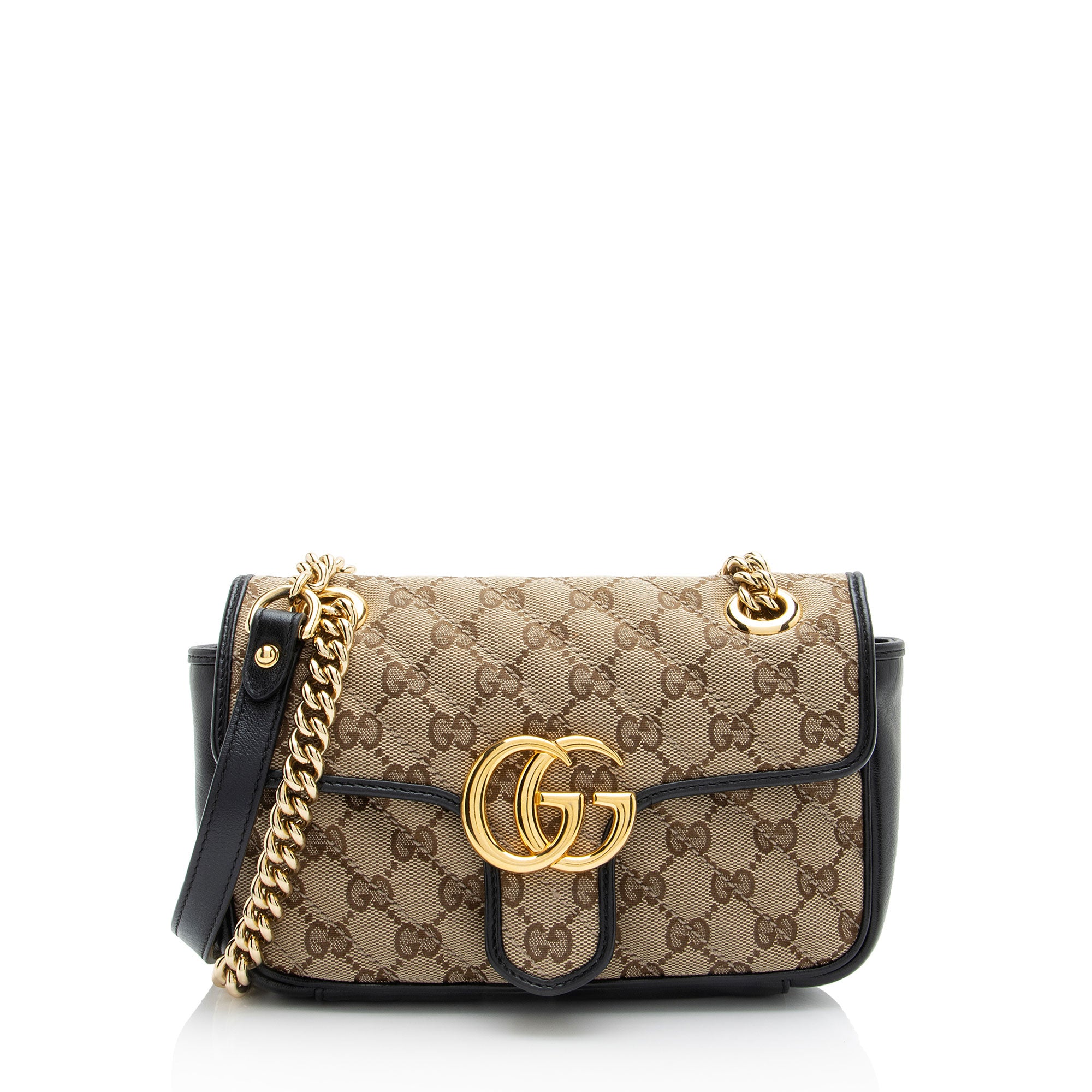 Gucci Matelasse GG Canvas GG Marmont Small Flap Bag